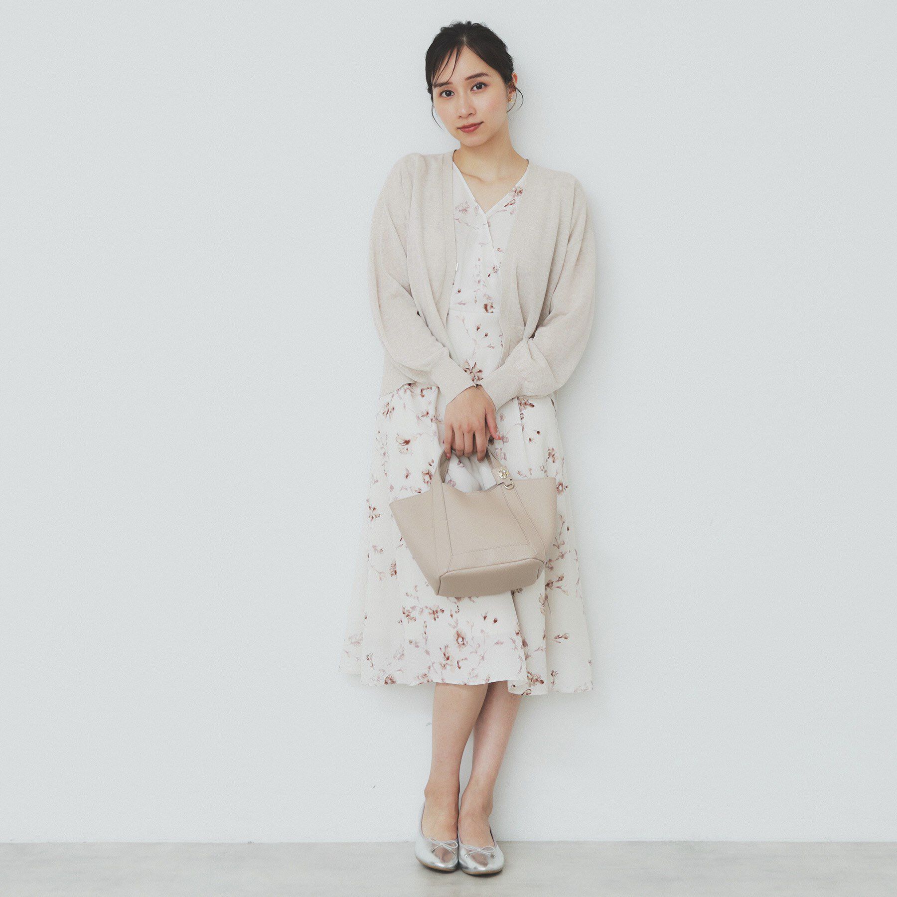 index「《5色展開》コンパクトショートカーディガン【洗濯機洗い可】」|カーディガン|