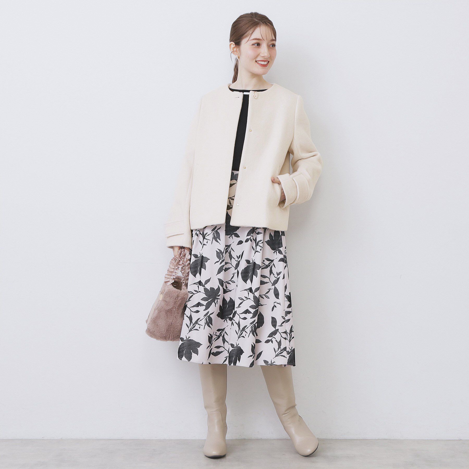 index「ノーカラーショートコート」|ノーカラーコート|