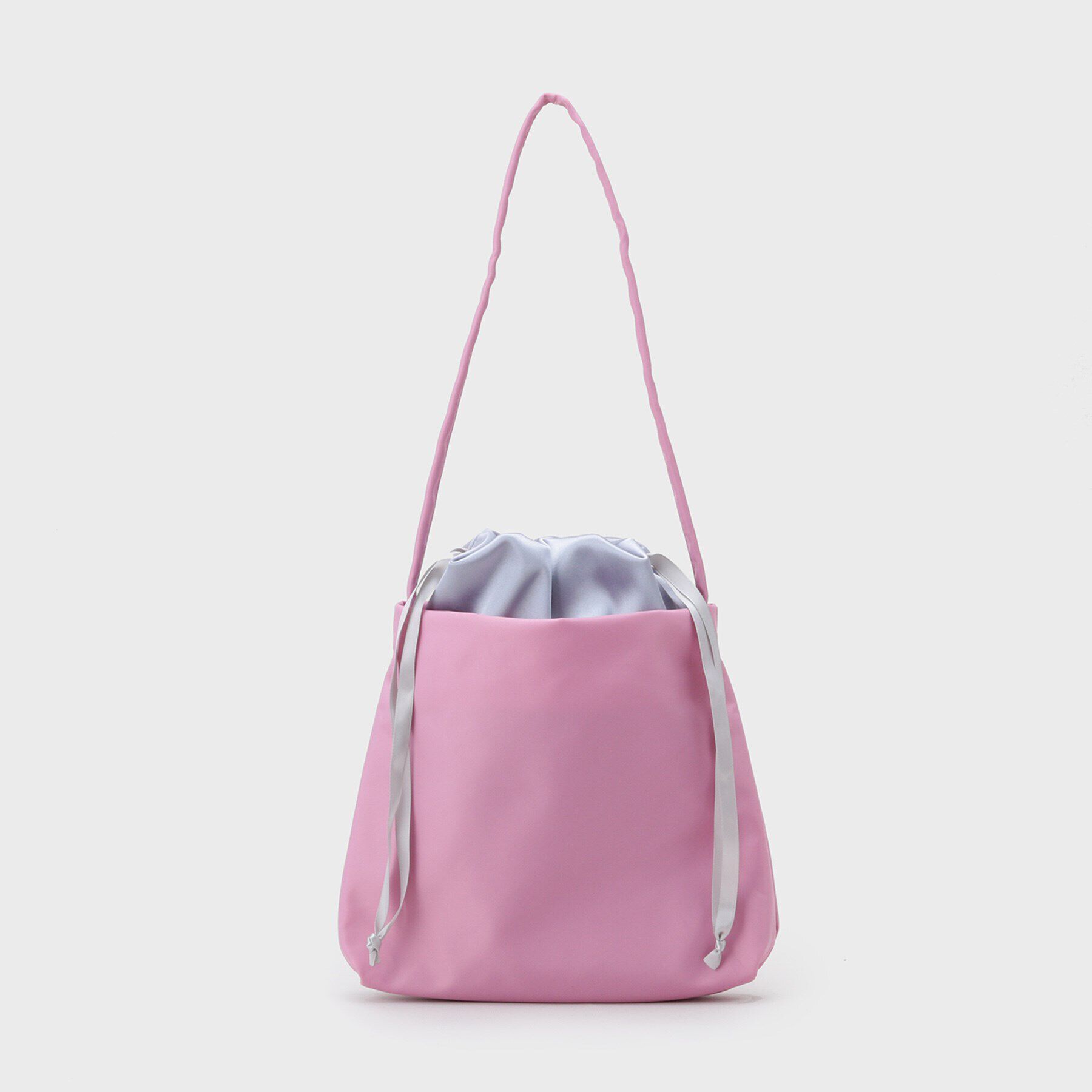 OPAQUE.CLIP「サテンコンビ巾着ワンショルダーバッグ」|ショルダー・メッセンジャー|