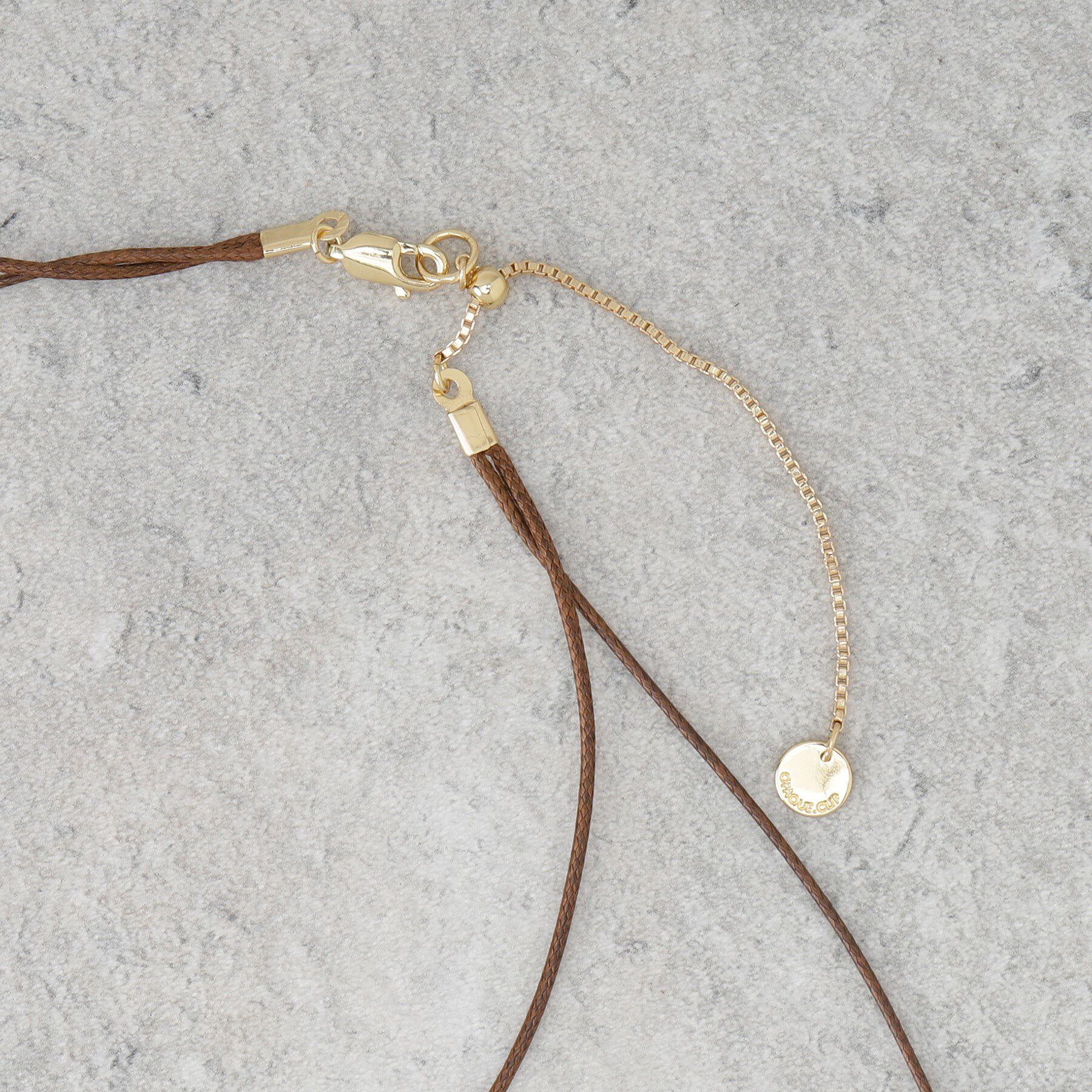 OPAQUE.CLIP「ハートモチーフコードチョーカーネックレス」|ネックレス|