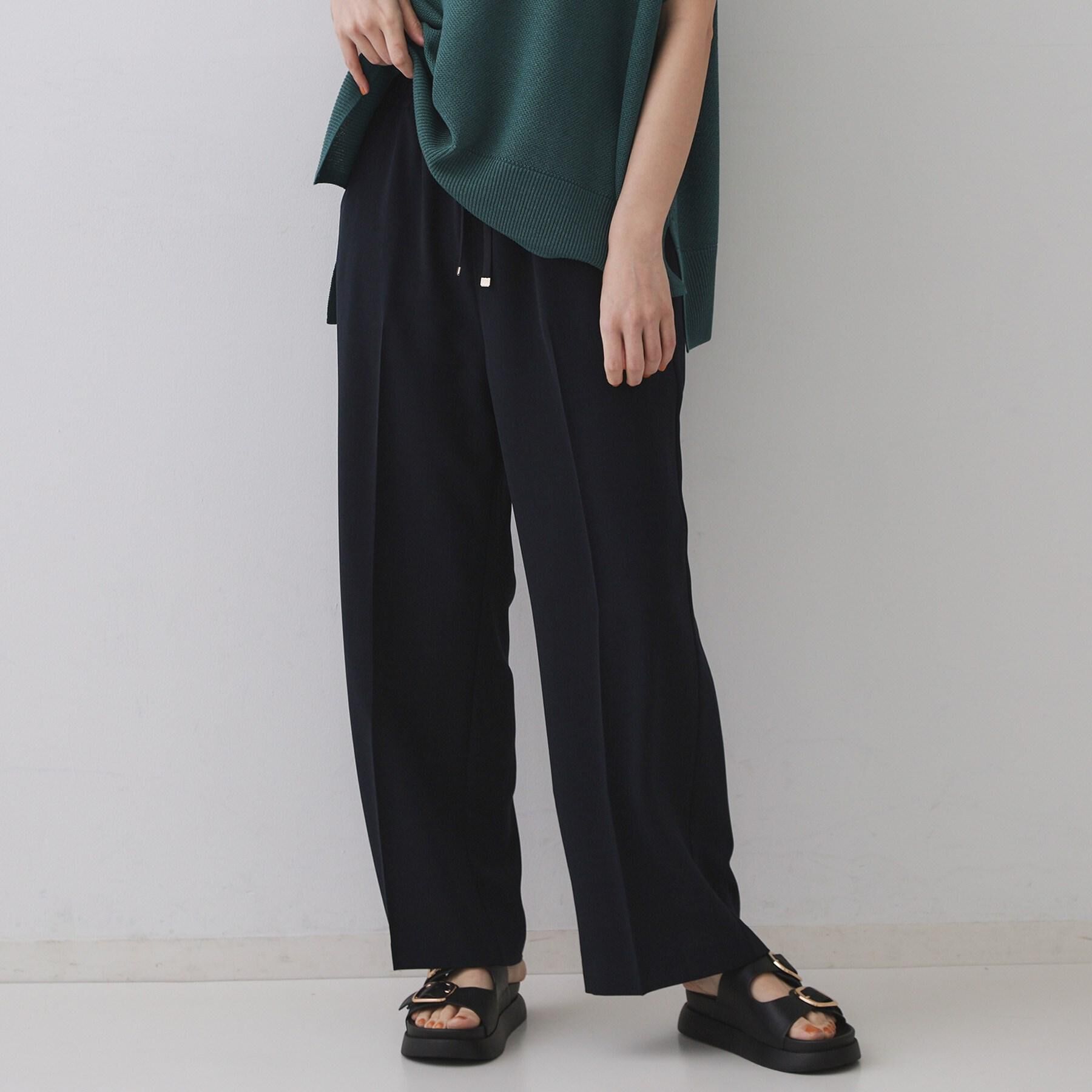 OPAQUE.CLIP「《丈が選べる/SS-LLサイズ》美脚ストレッチイージーワイドパンツ/セットアップ対応【防シワ/洗濯機」|その他|