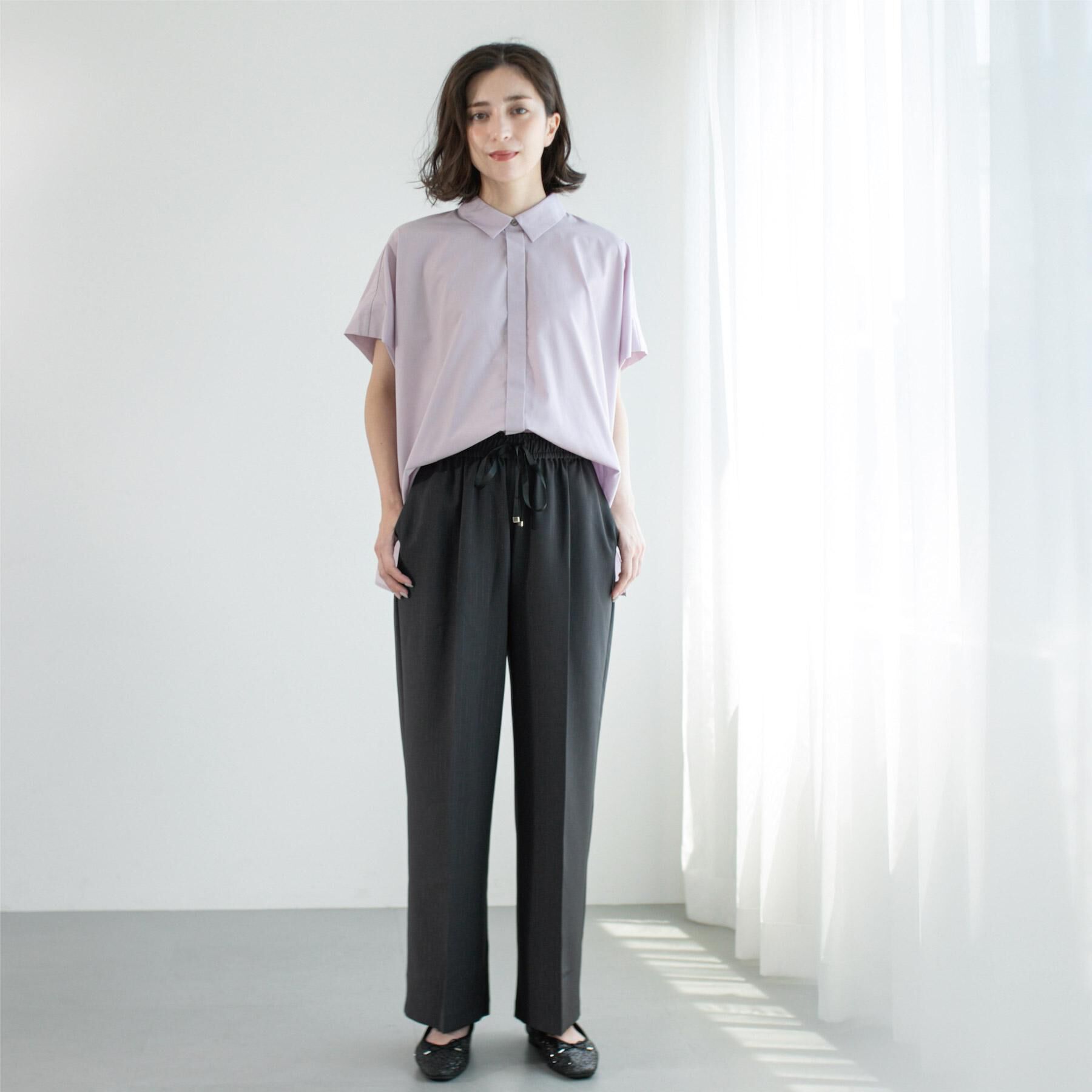 OPAQUE.CLIP「《andGIRL掲載》リラクシーシャツ【洗濯機洗い可】」|シャツ・ブラウス|