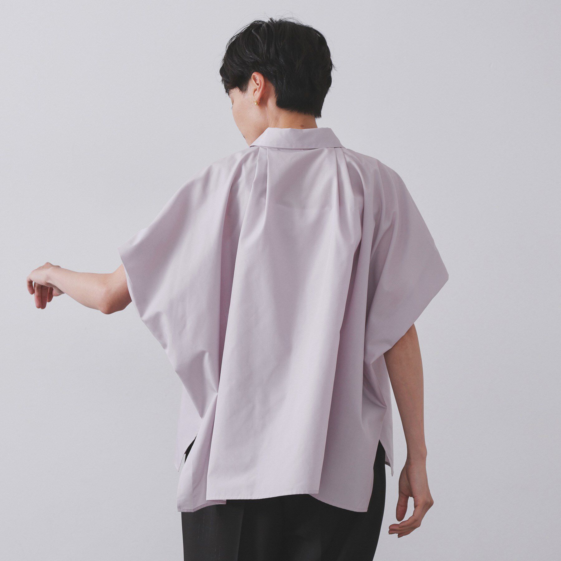 OPAQUE.CLIP「《andGIRL掲載》リラクシーシャツ【洗濯機洗い可】」|シャツ・ブラウス|