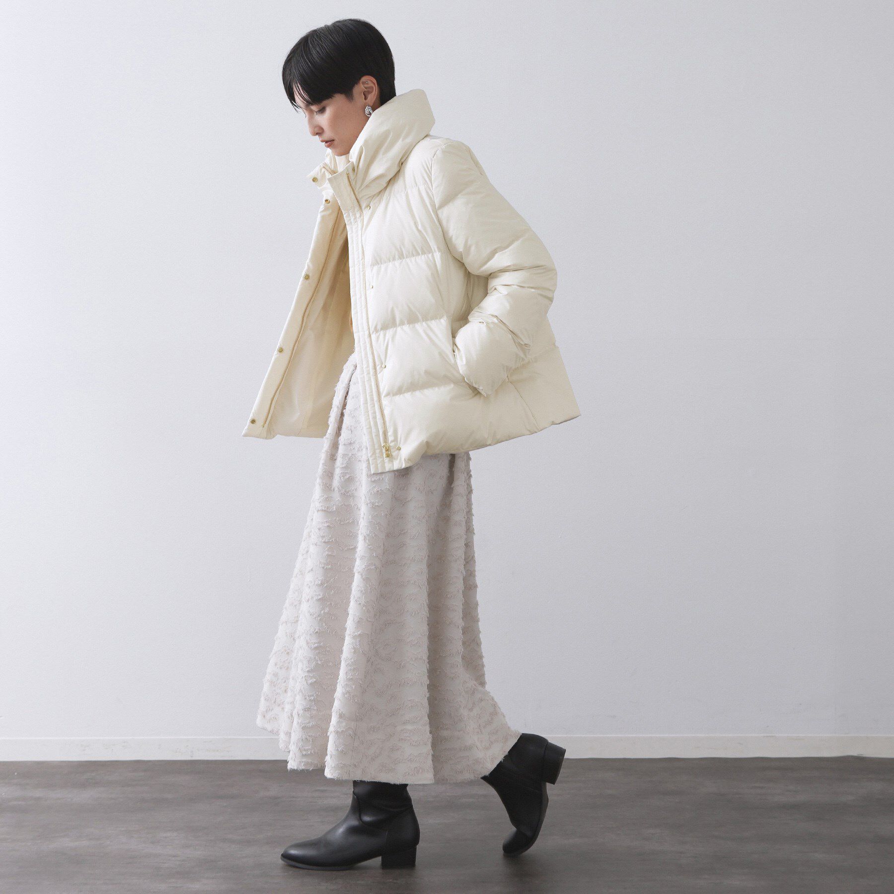 OPAQUE.CLIP「撥水ショートダウン【防風/抗菌防臭/洗濯機洗い可】《SS～LL》」|ダウン|