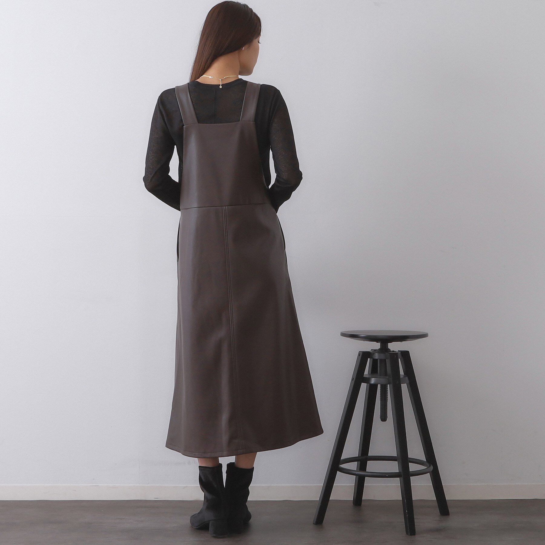 OPAQUE.CLIP「シアーラウンドネックカットソー【洗濯機洗い可】」|Tシャツ・カットソー|