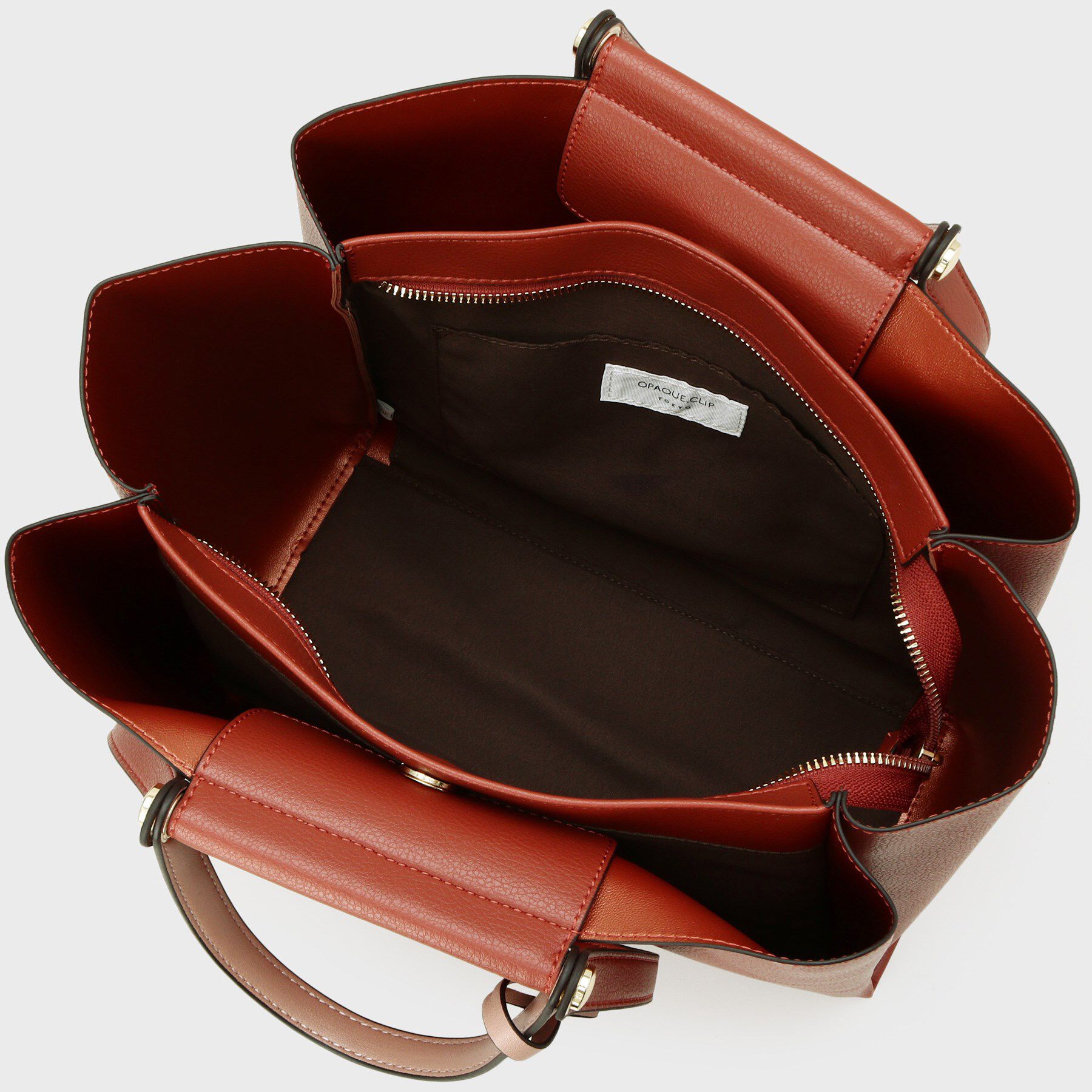 OPAQUE.CLIP「【軽量／2WAY／A4サイズ対応】3層仕様大容量合皮トートバッグ」|トートバッグ|