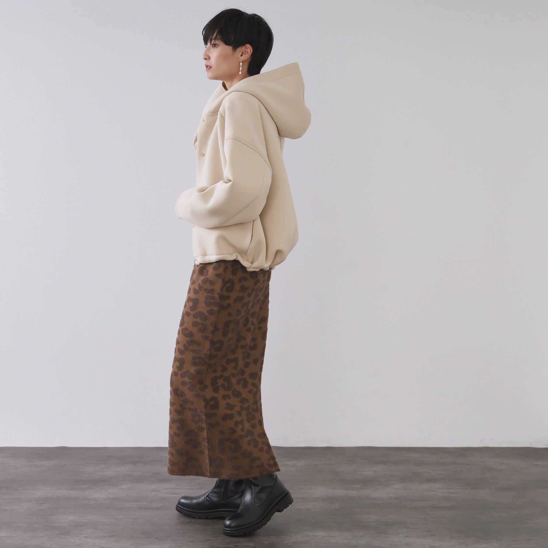 OPAQUE.CLIP「フーディブルゾン【洗濯機OK】」|ブルゾン・スタジャン|