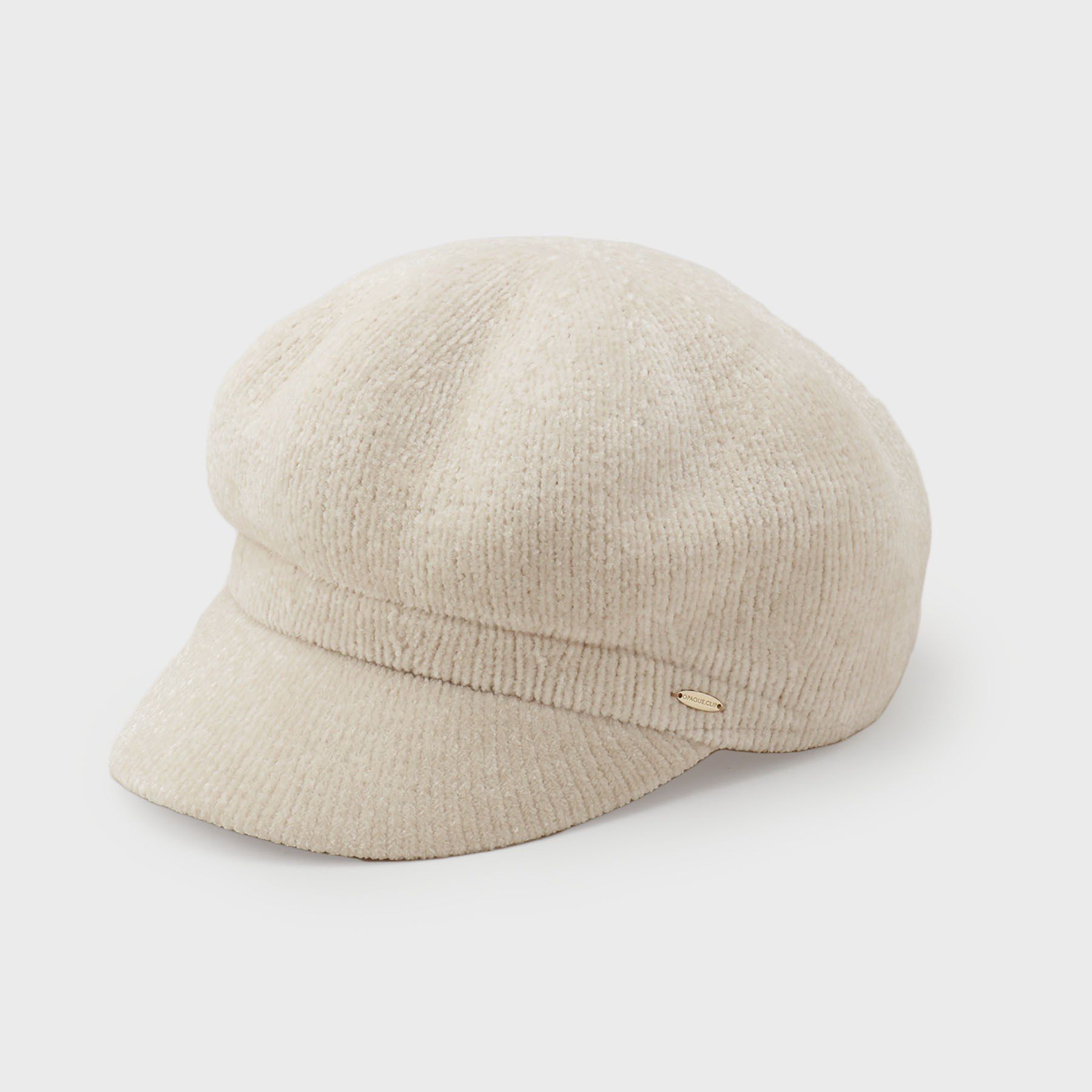 OPAQUE.CLIP「プレート付きキャスケット」|キャップ・キャスケット|オフホワイト(503