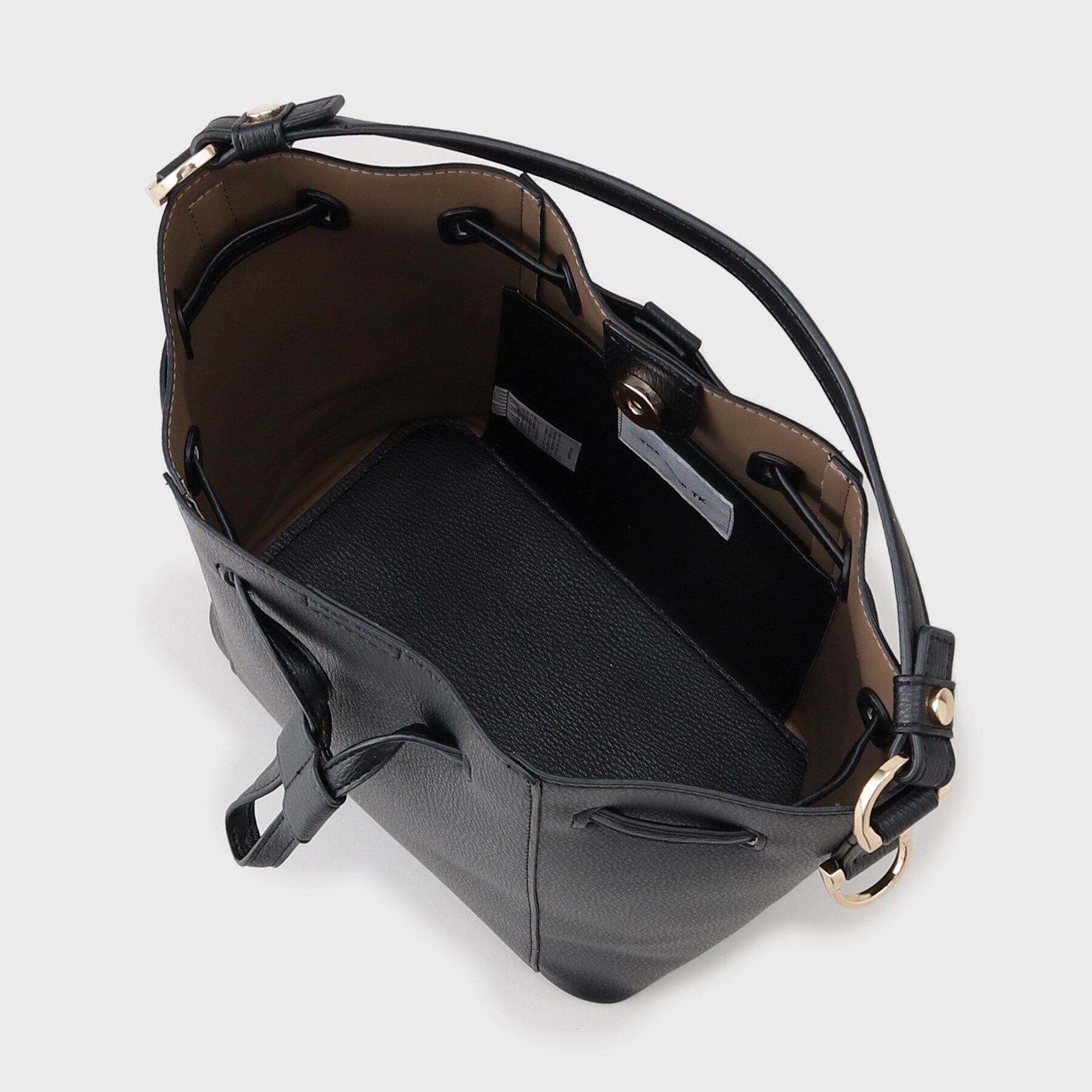 THE SHOP TK「巾着合皮バッグ」|ショルダー・メッセンジャー|