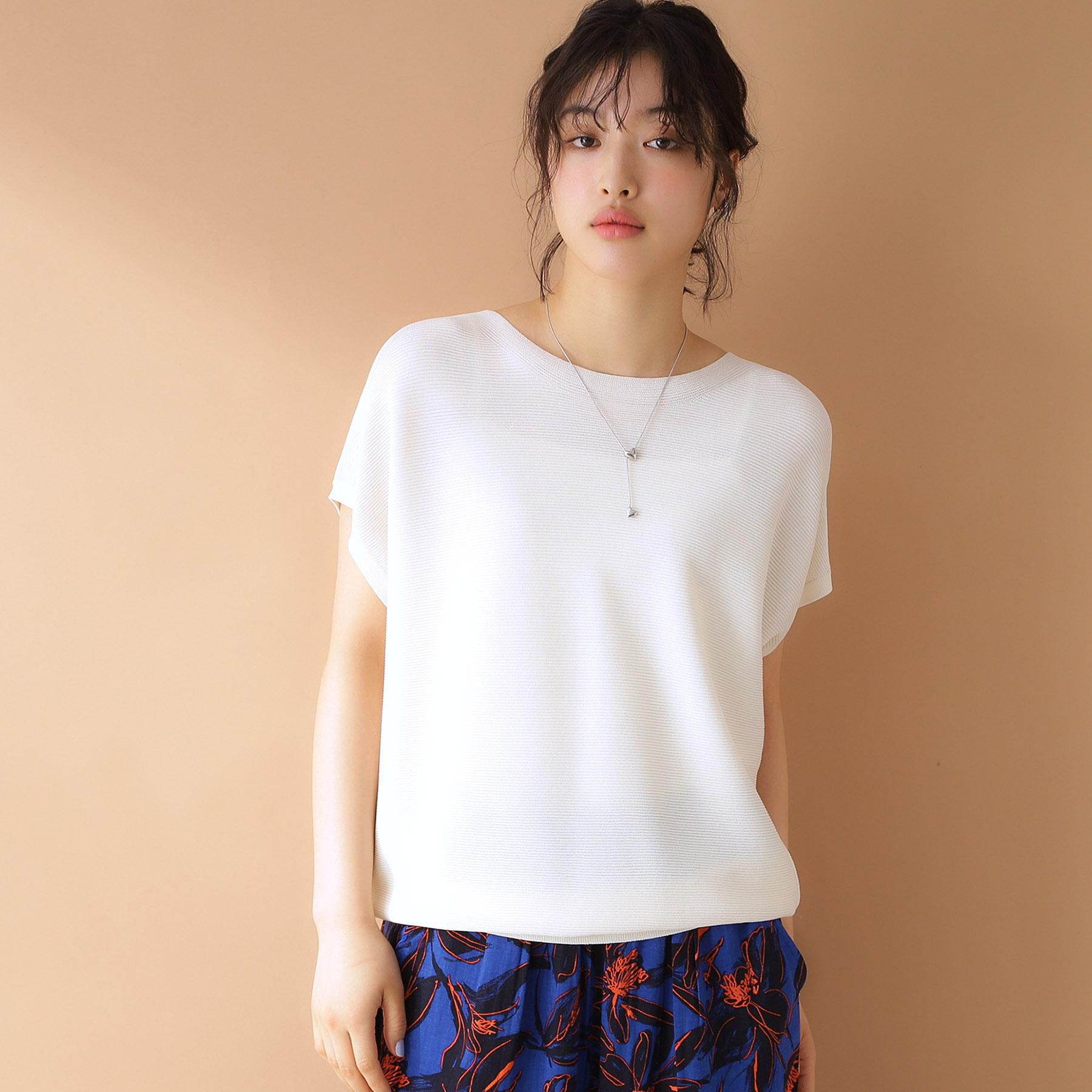 THE SHOP TK「美人フレンチニット【8色展開/WEB限定カラー/洗濯機OK/毛玉になりにくい】」|ニット・セーター|