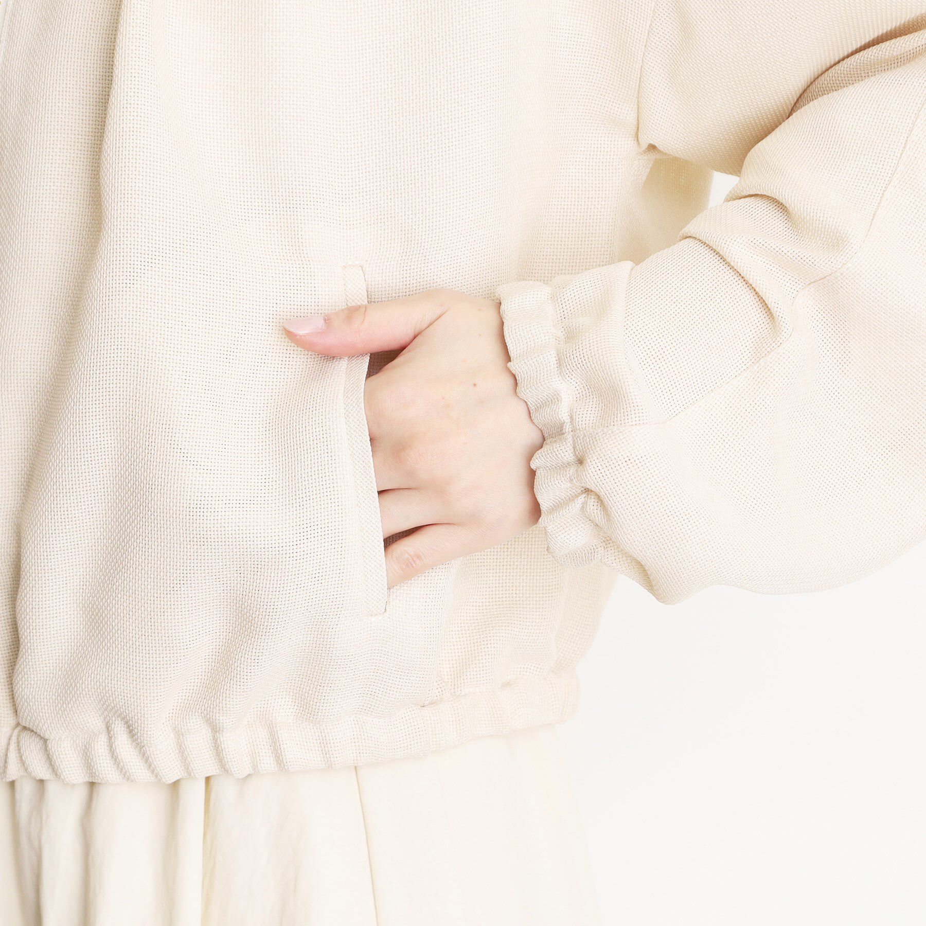 THE SHOP TK「パナマメッシュブルゾン【洗える】」|ブルゾン・スタジャン|