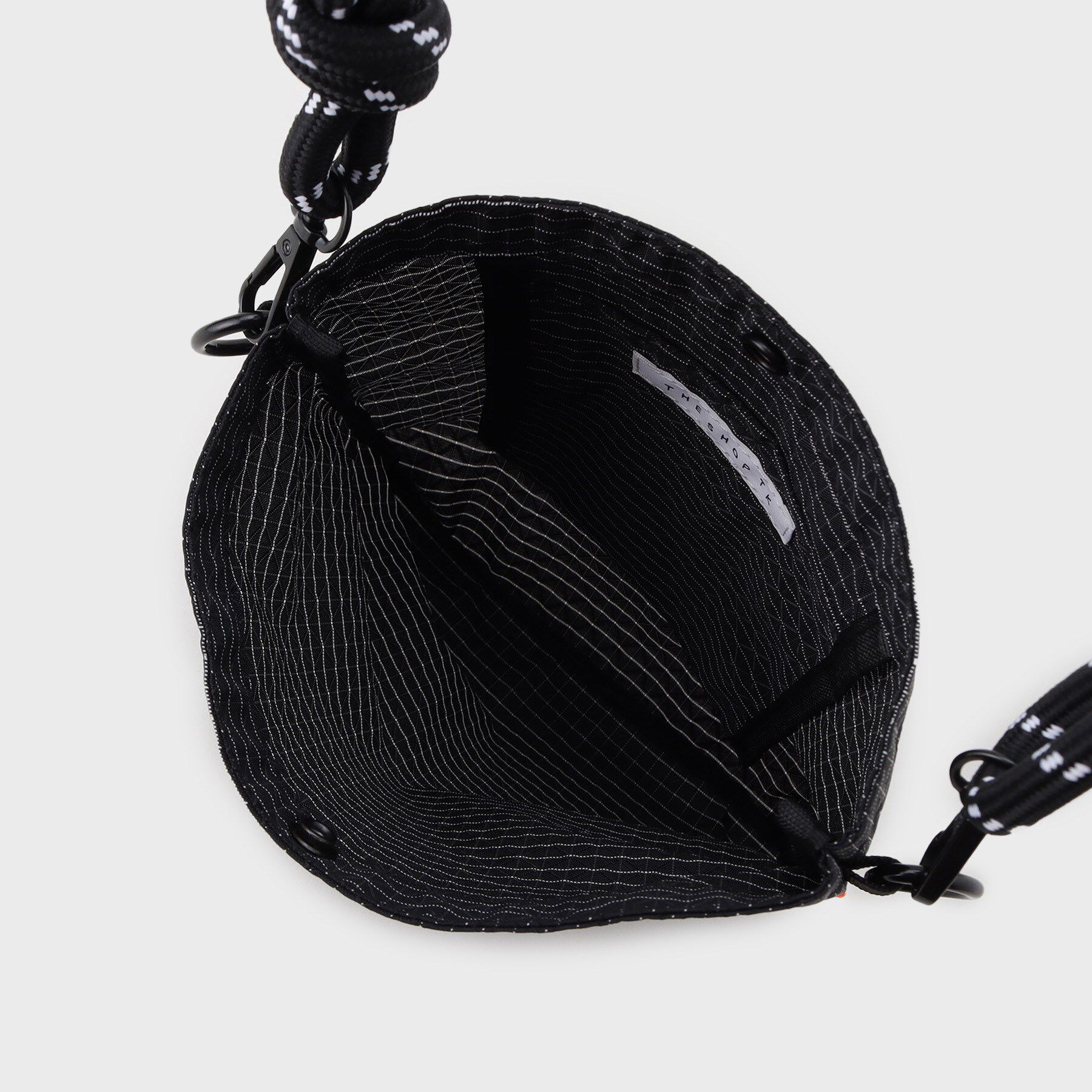 THE SHOP TK「ナイロンスクエアサコッシュ 【ユニセックス／軽量】」|ショルダー・メッセンジャー|