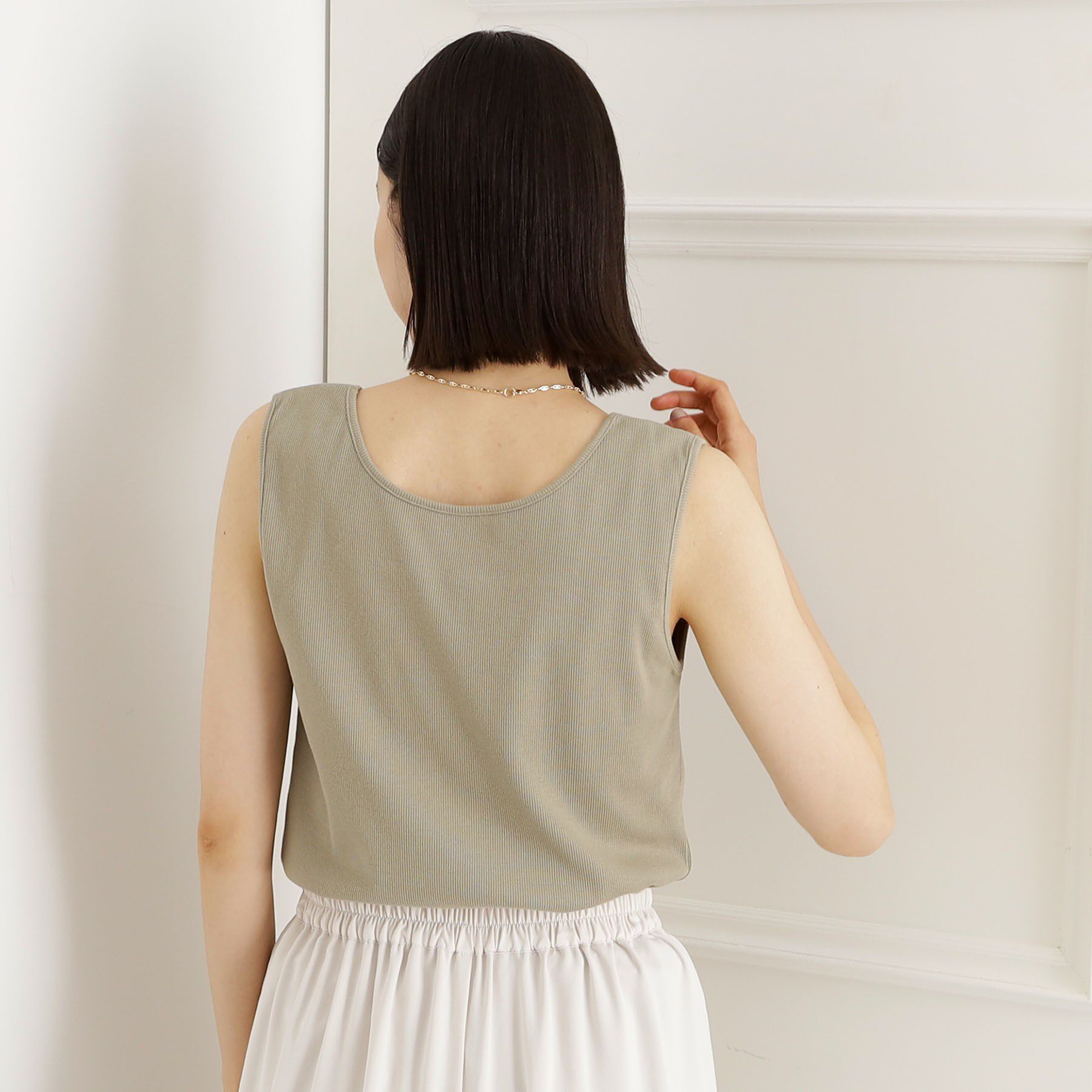 THE SHOP TK「【インナーに最適】2WAYスクエアタンク」|キャミソール|