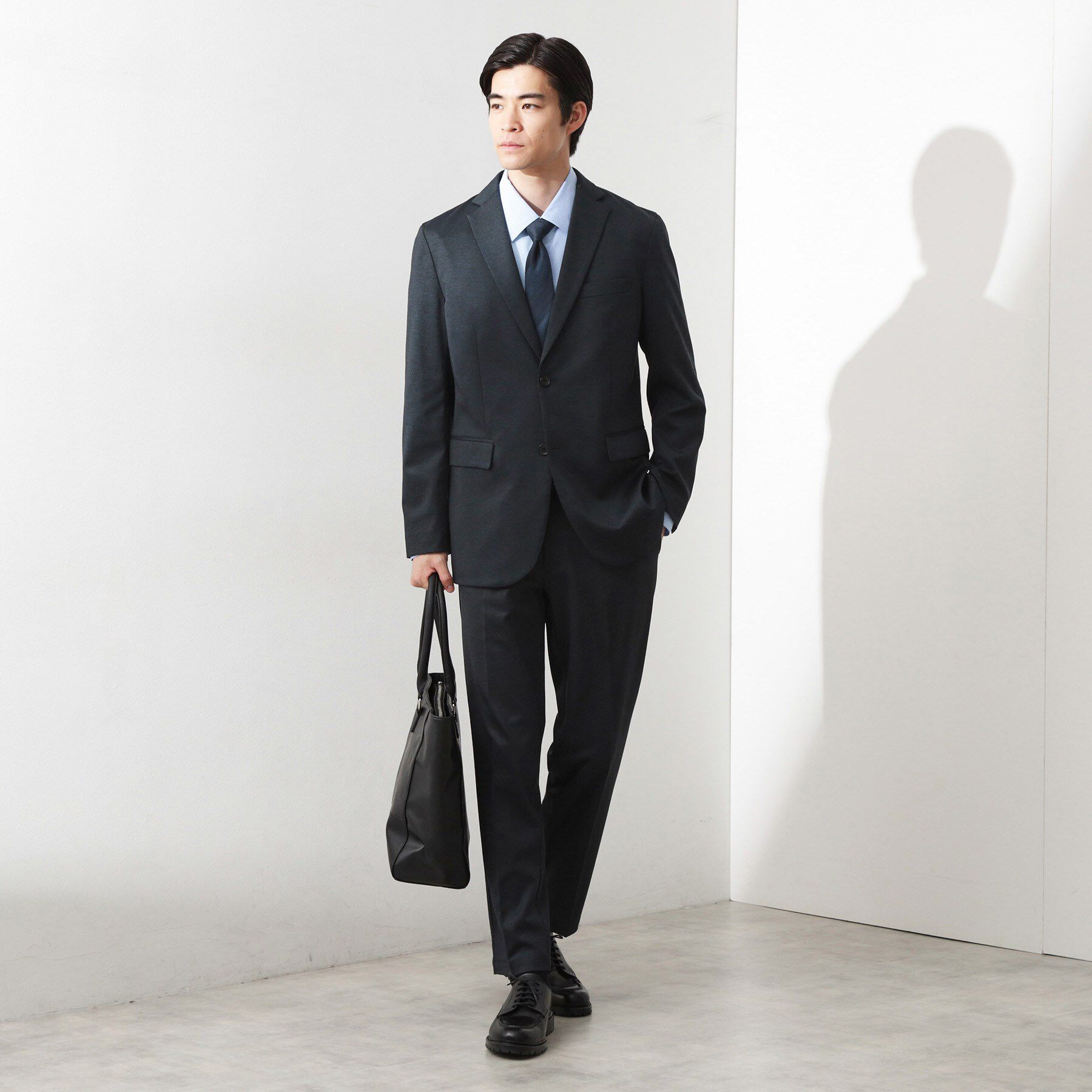 THE SHOP TK「ライトTRジャージジャケット【洗濯機OK/毛玉ができにくい/ストレッチ/セットアップ可】」|テーラードジャケット|