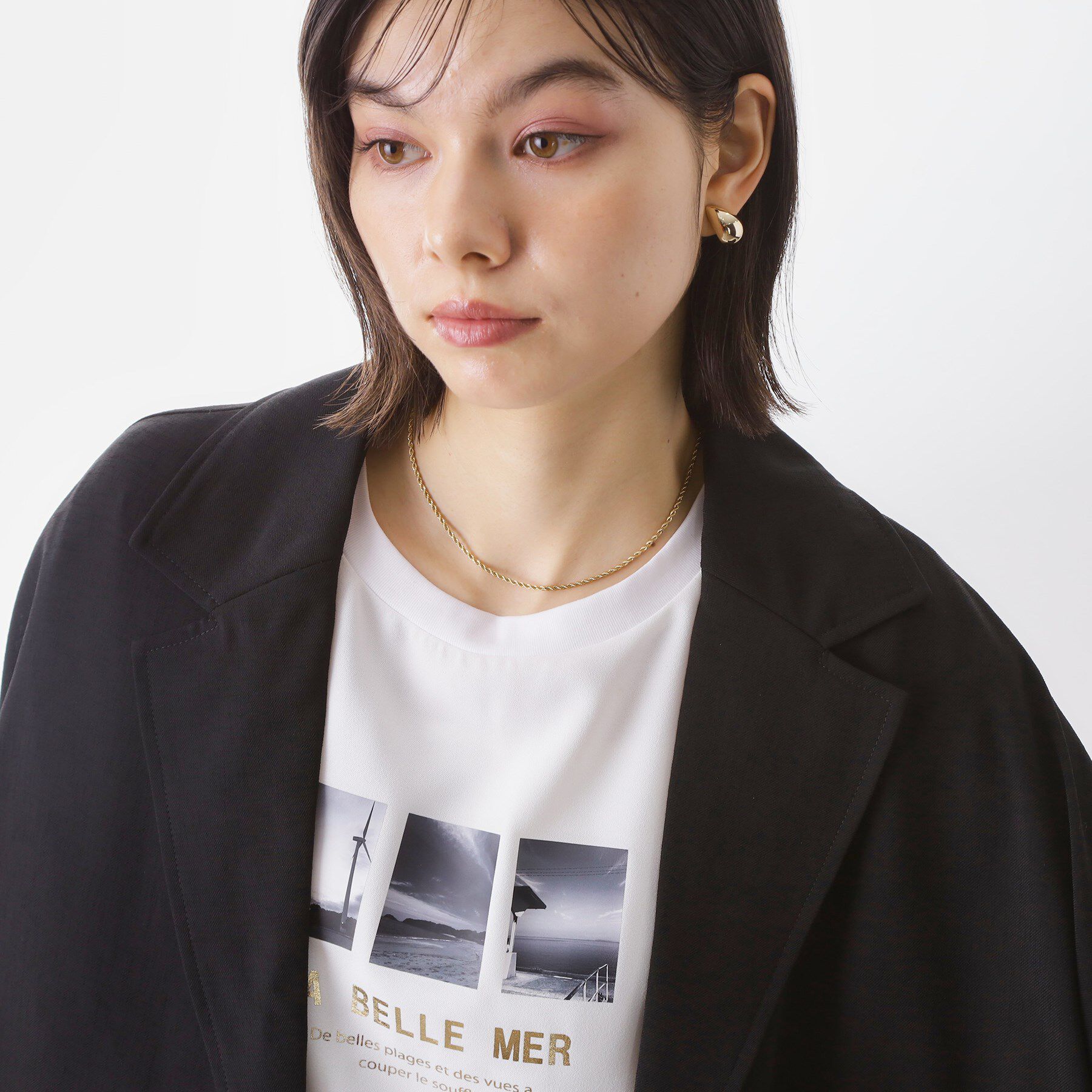 THE SHOP TK「ステンレスショートネックレス」|ネックレス|