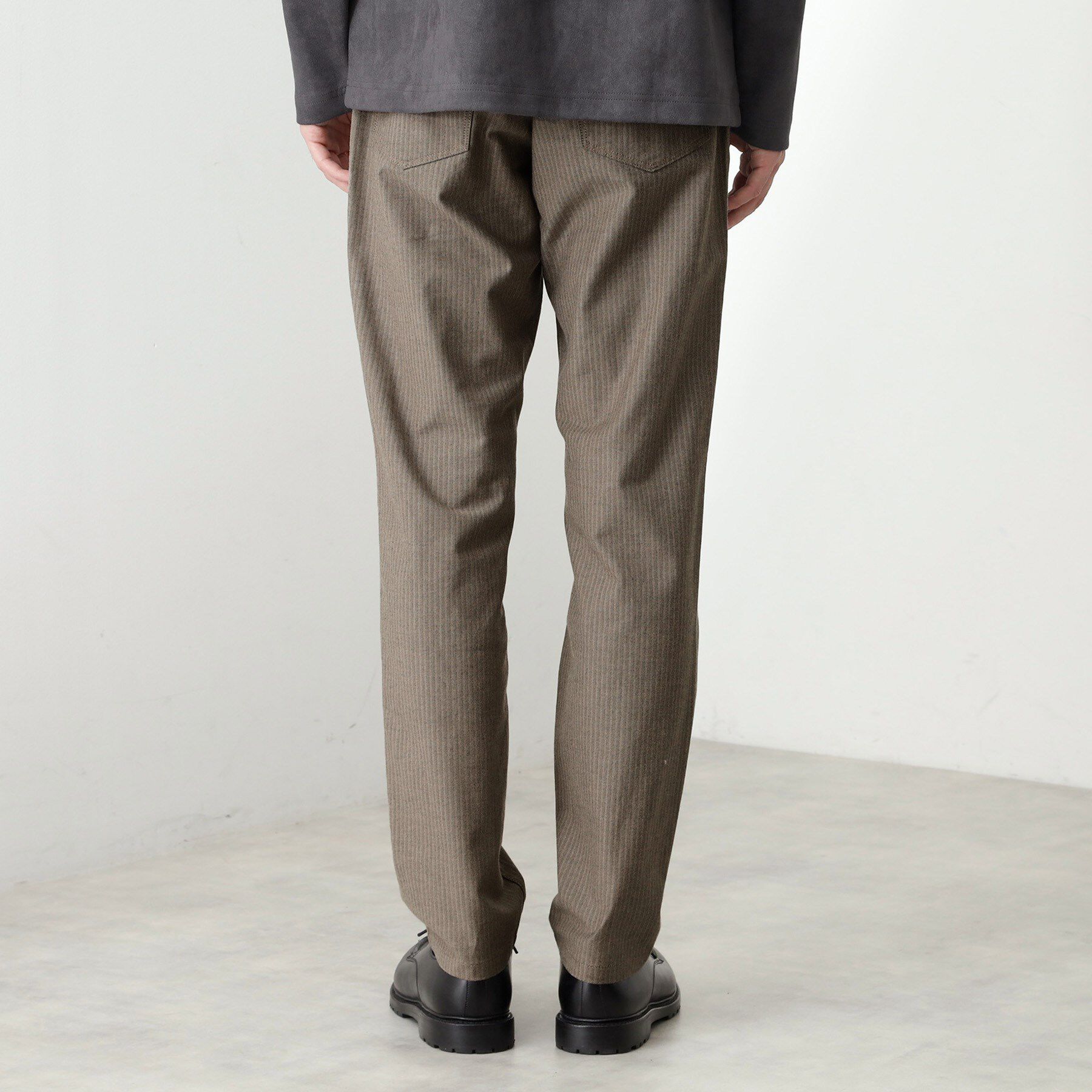 THE SHOP TK「7DAYSヘリンボンパンツ WARM【裏起毛/ストレッチ/洗濯機OK】」|その他|