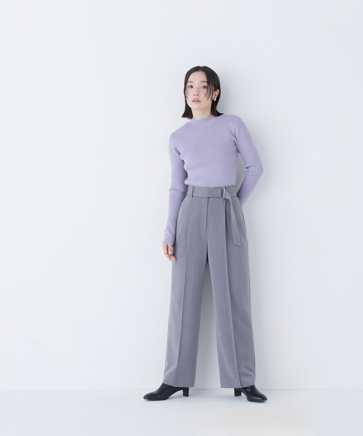  「コンパクトベスト セットアップ ワイドストレートパンツ」|その他|