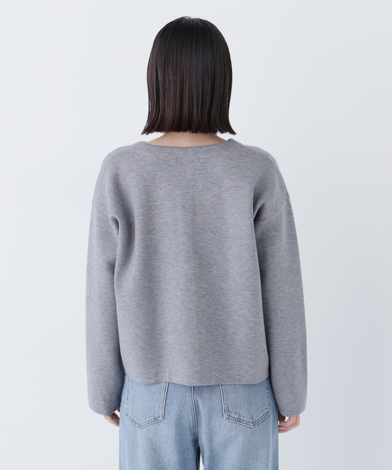  「バイカラー接結カーディガン」|ニット・セーター|