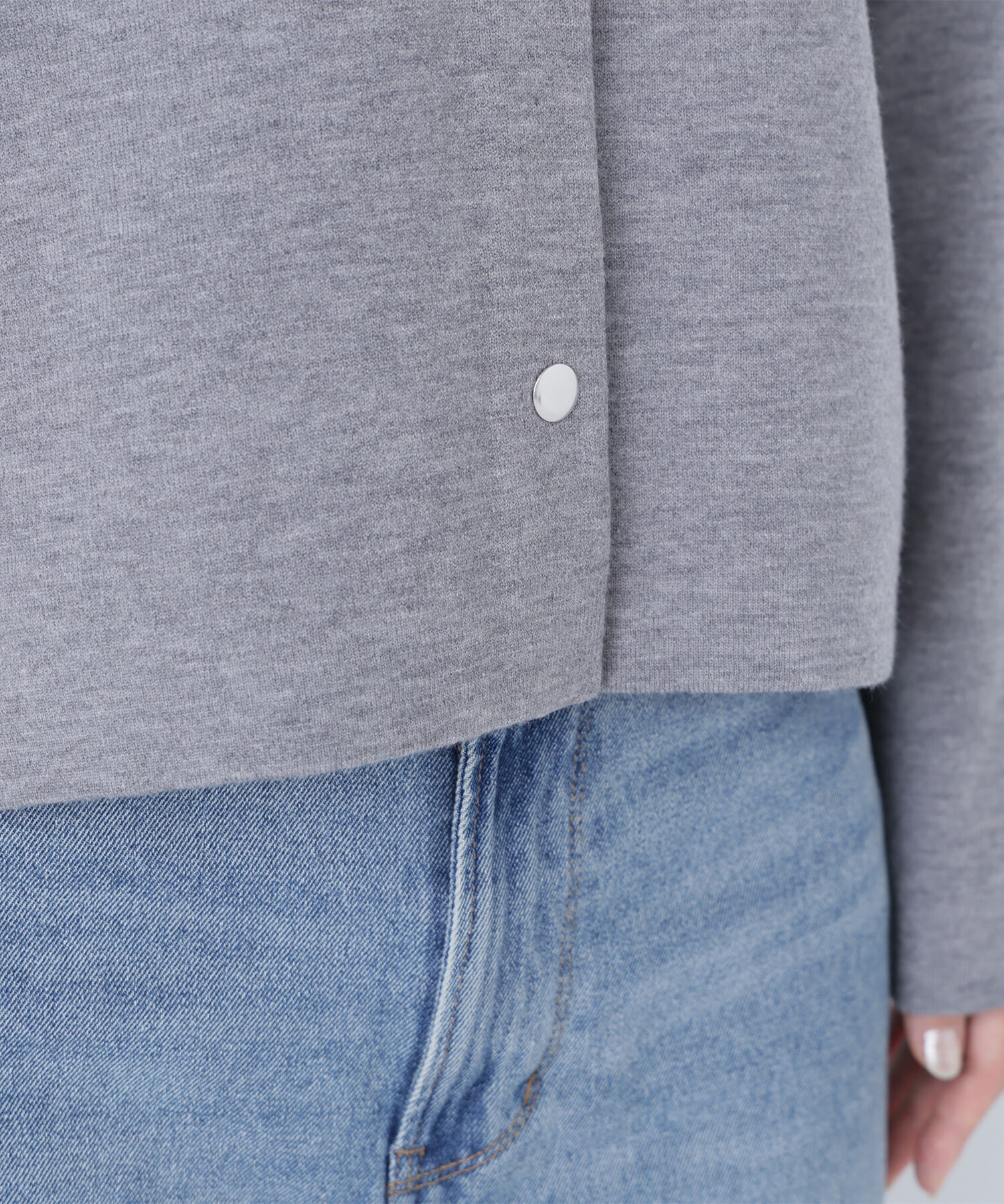  「バイカラー接結カーディガン」|ニット・セーター|