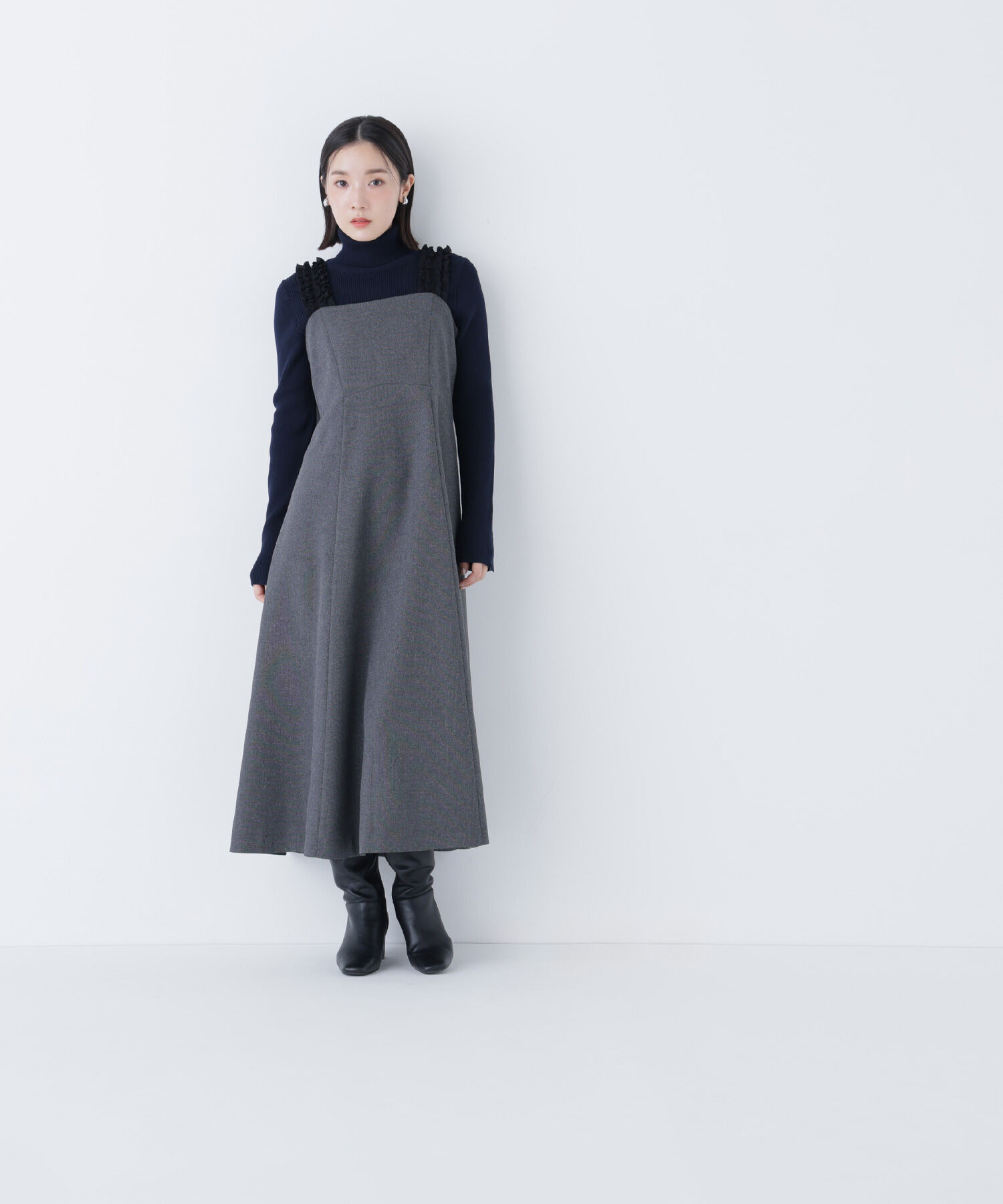  「フリルショルダージャンスカ」|ワンピース|