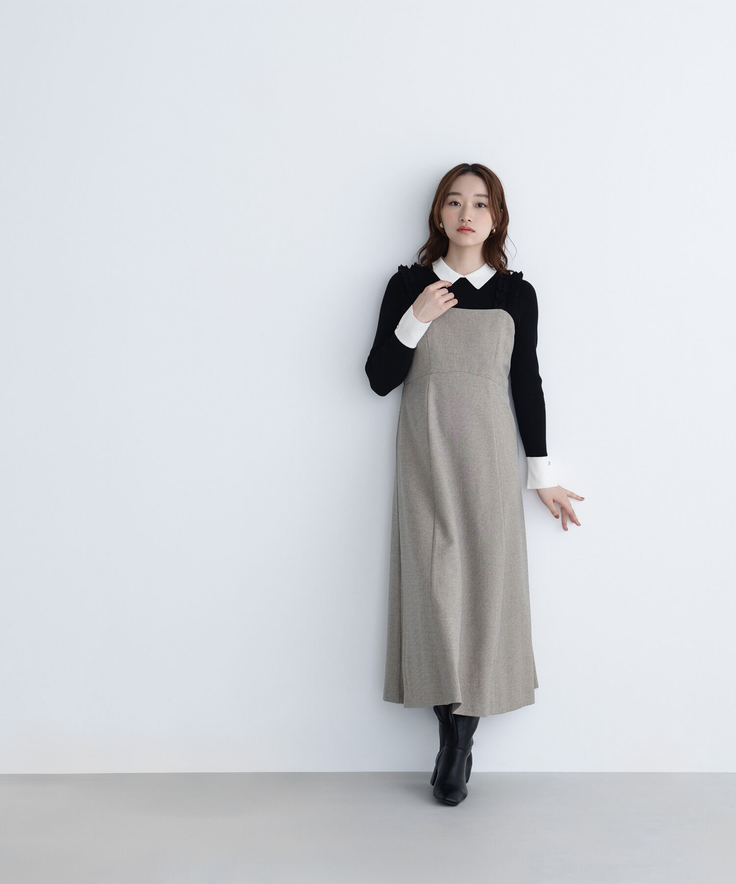  「フリルショルダージャンスカ」|ワンピース|