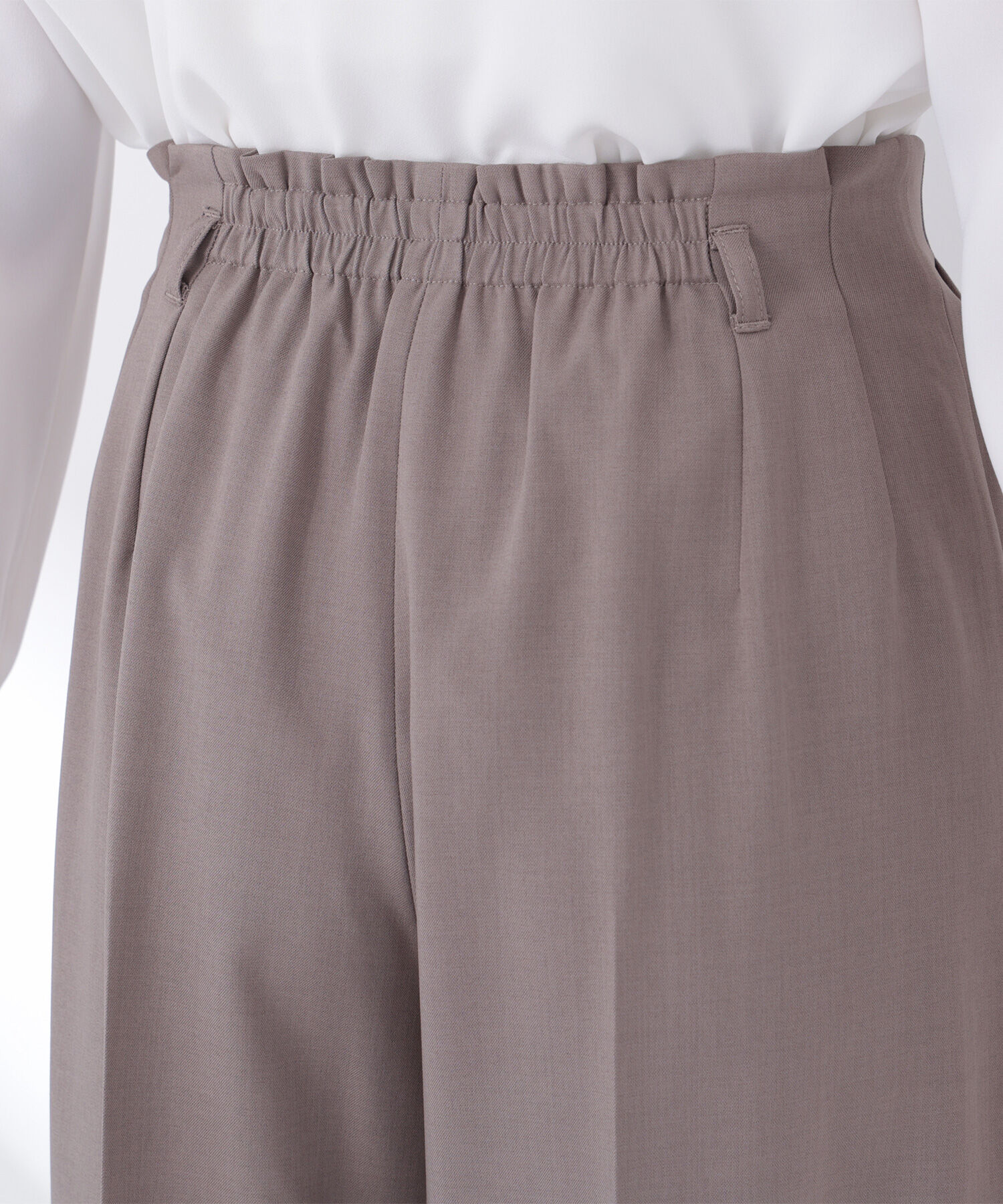  「ダブルベルトワイドパンツ」|その他|