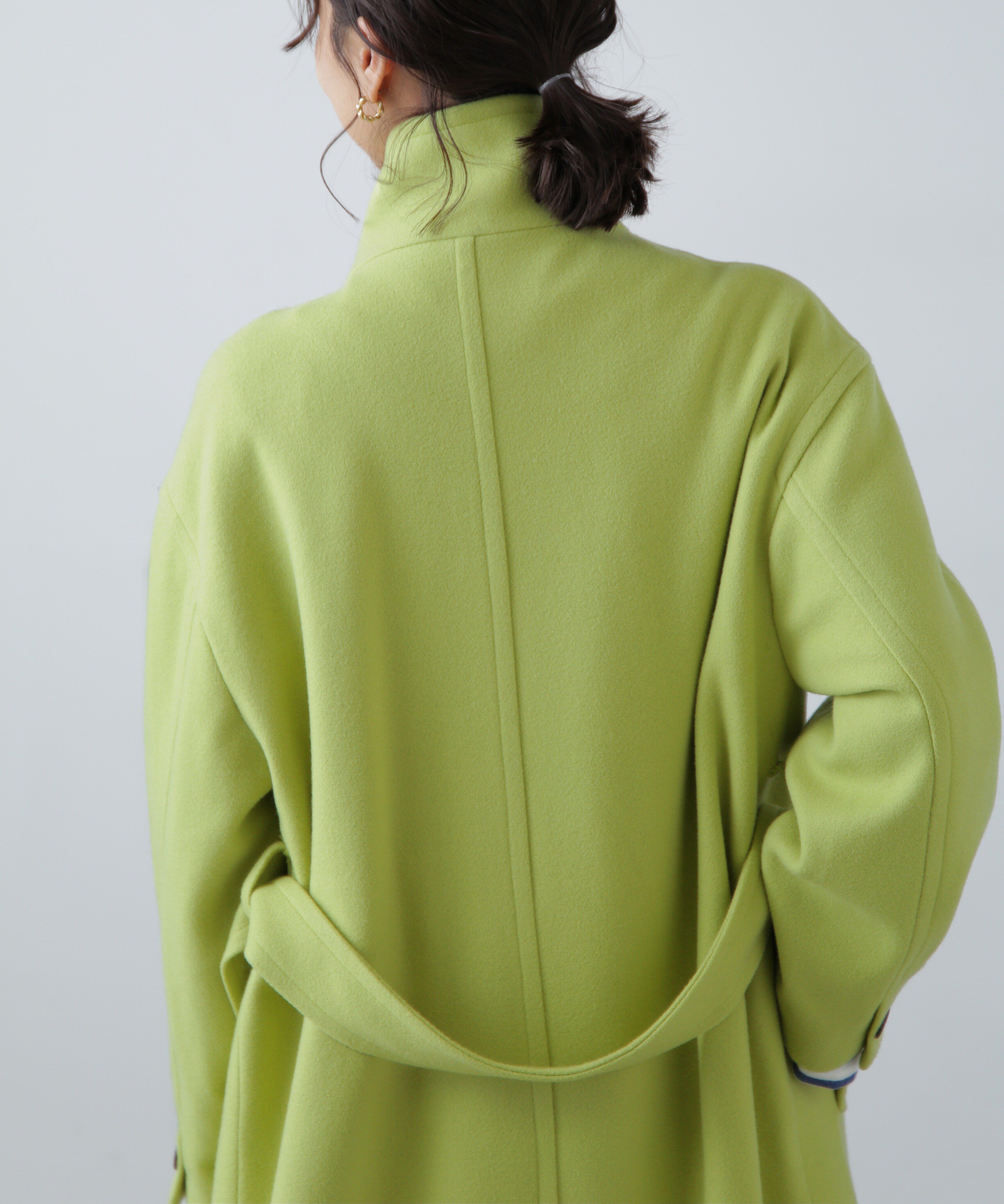  「スタンドカラーロングコート」|その他|