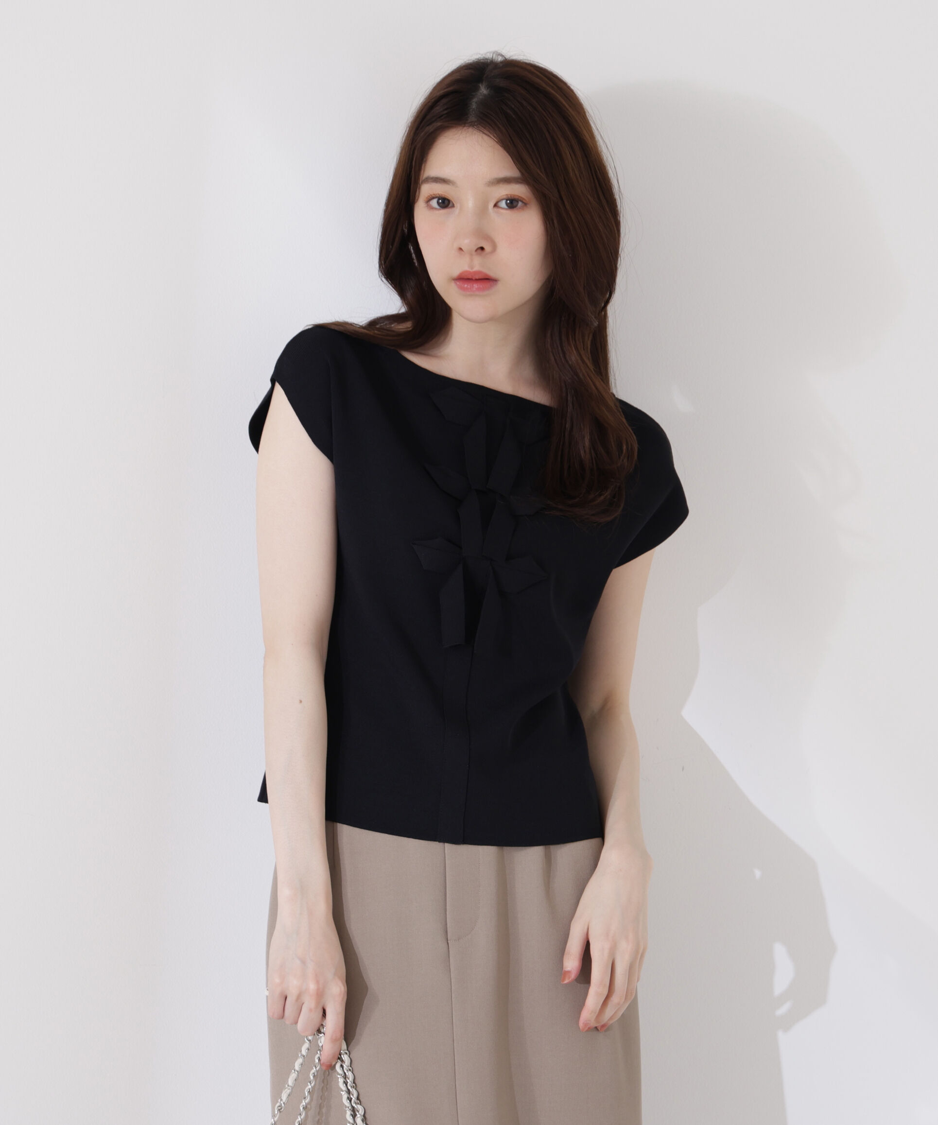 PROPORTION BODY DRESSING「前後2wayリボンニット」|ニット・セーター|