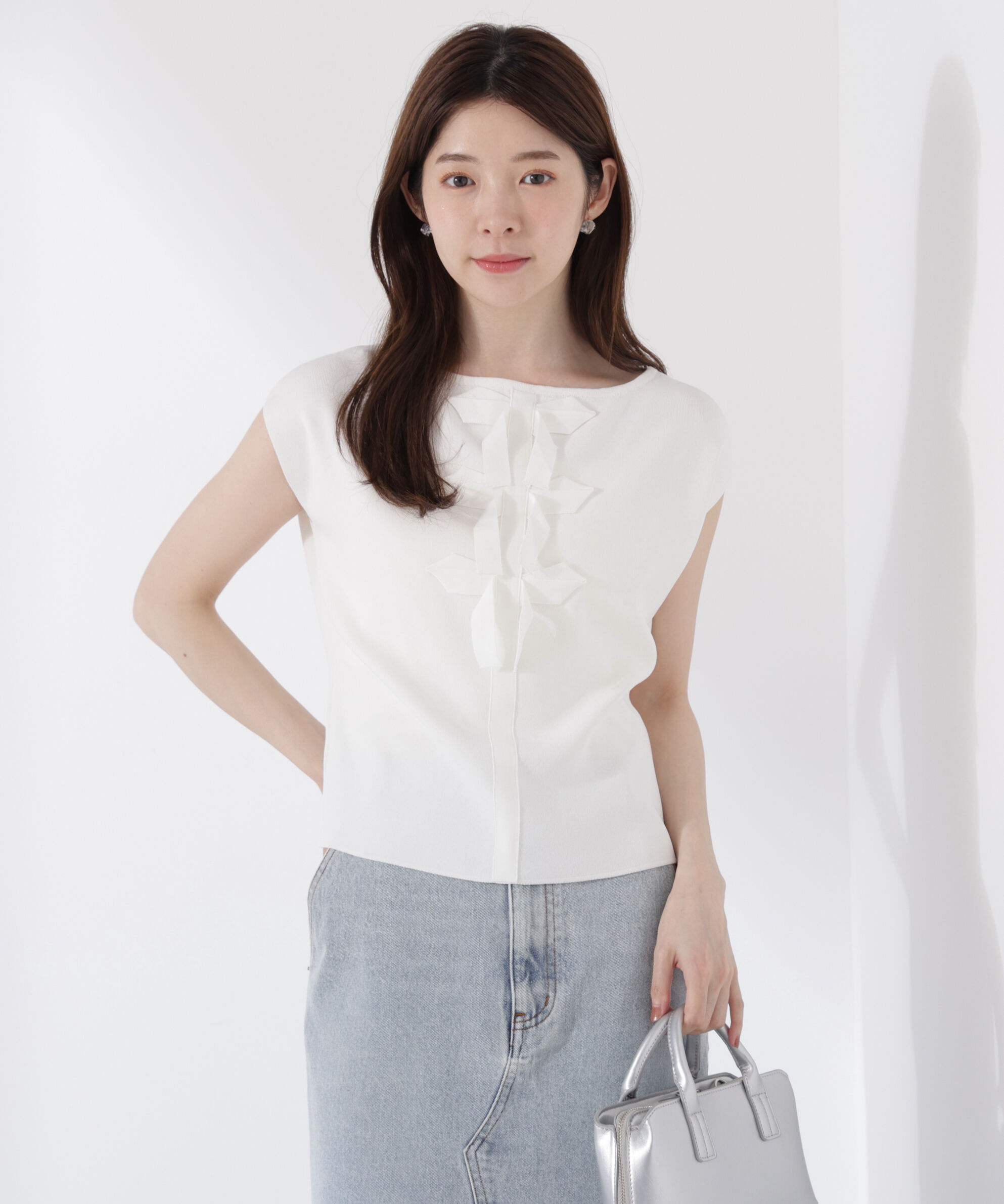 PROPORTION BODY DRESSING「前後2wayリボンニット」|ニット・セーター|