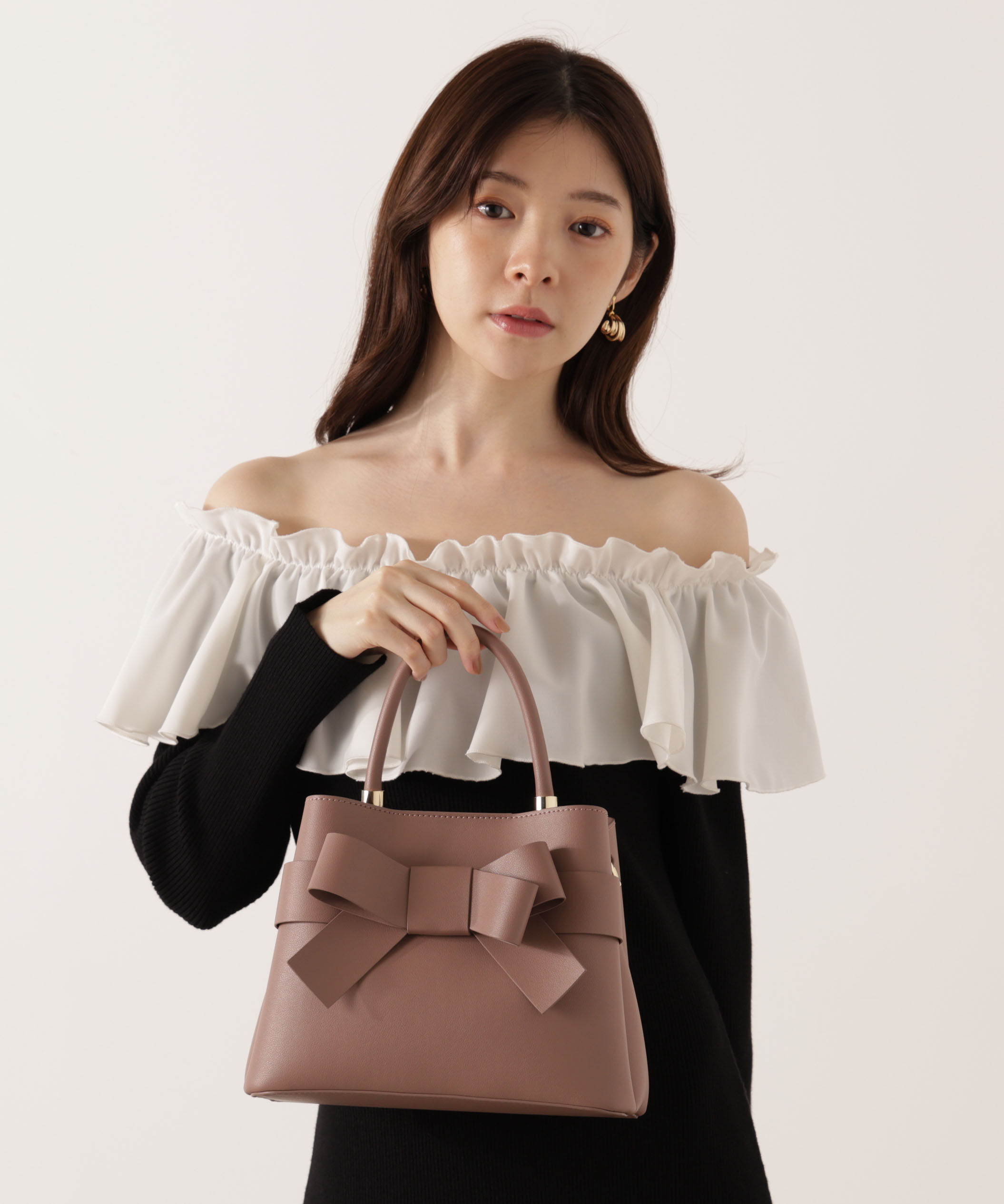 PROPORTION BODY DRESSING「フロントリボンバッグ 25AW」|その他|モカブラウン1