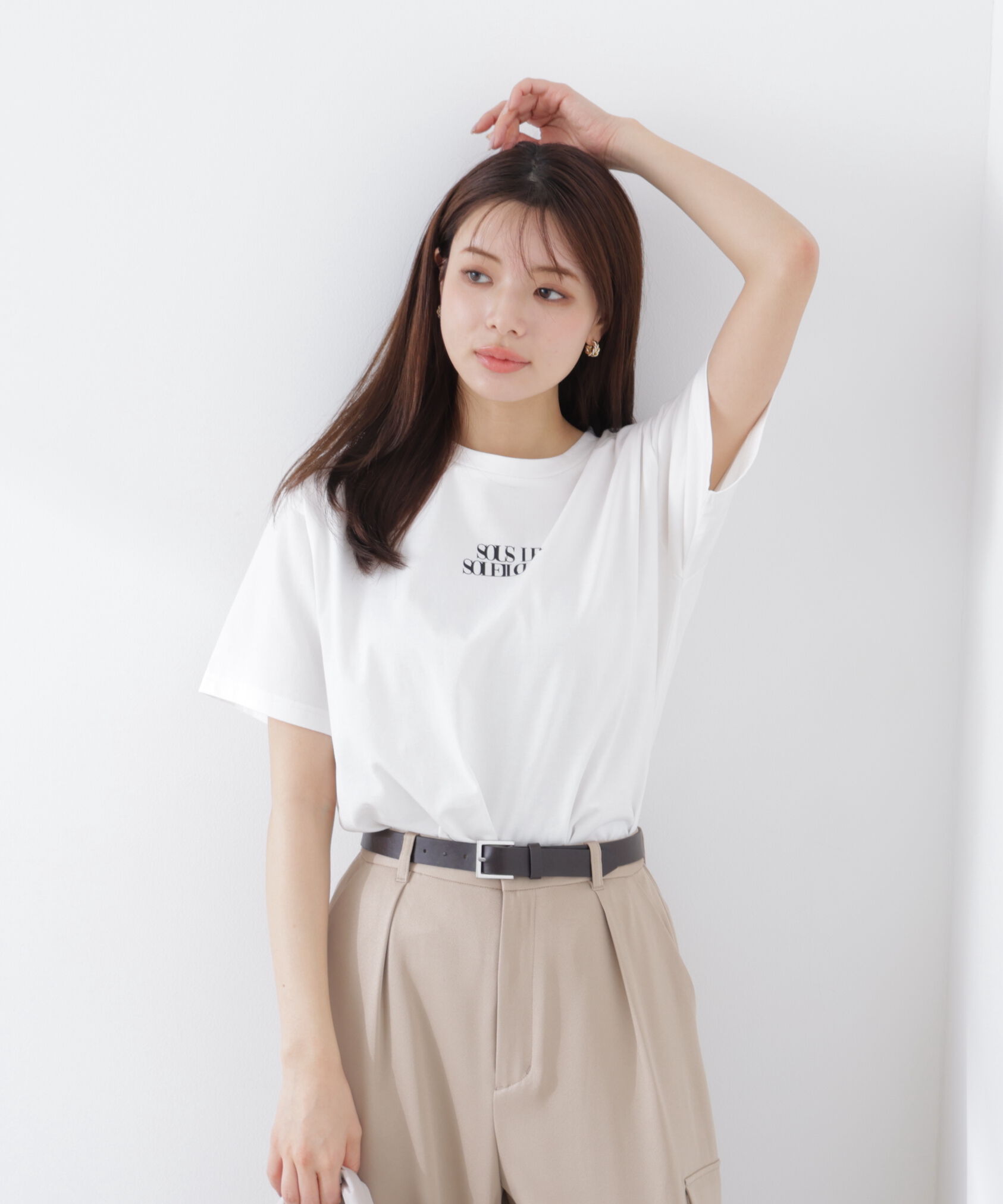 PROPORTION BODY DRESSING「〈a/mie〉フォトプリントT　26SS　」|Tシャツ・カットソー|