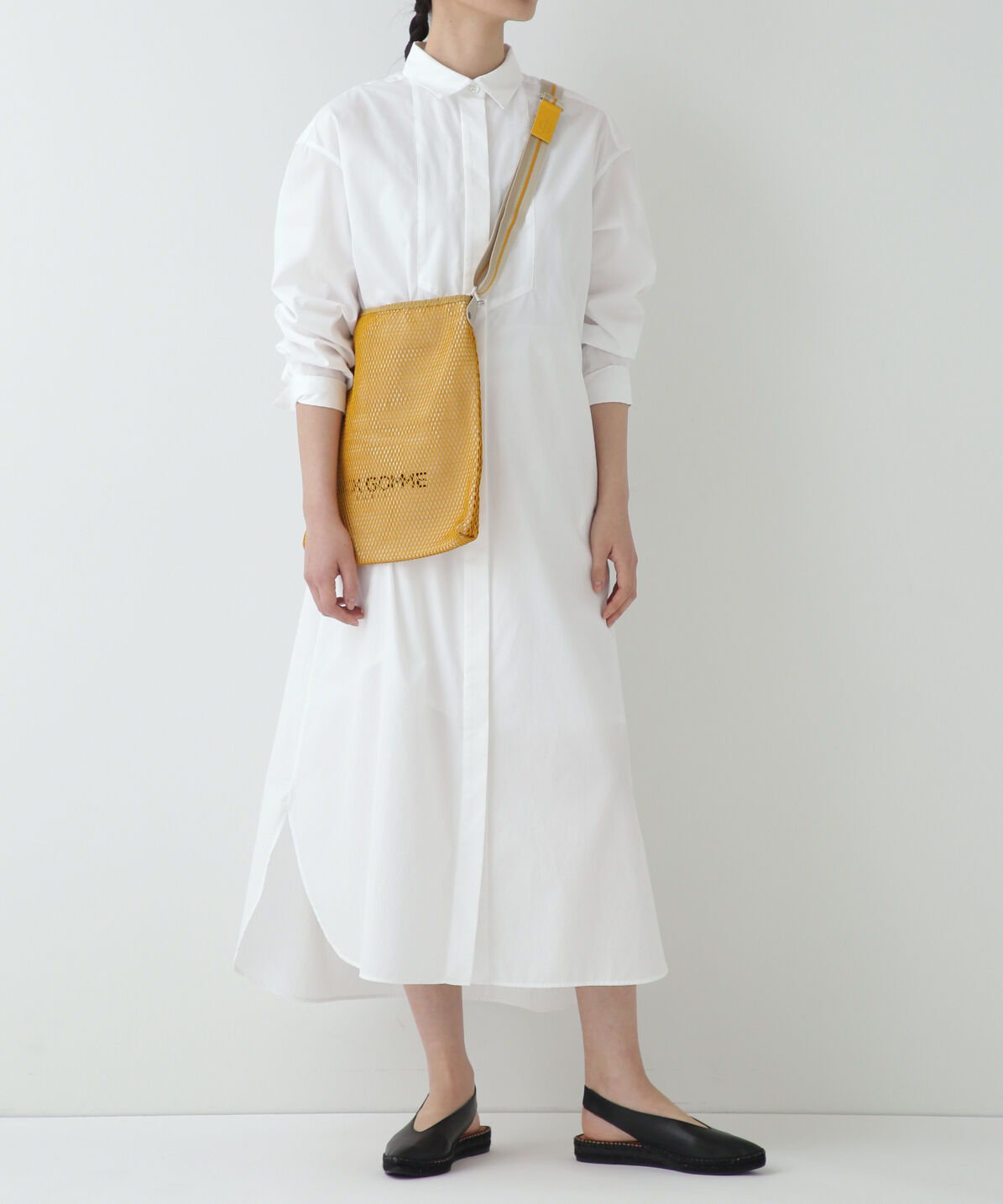  「◆１００／２ブロードシャツワンピース」|ワンピース|