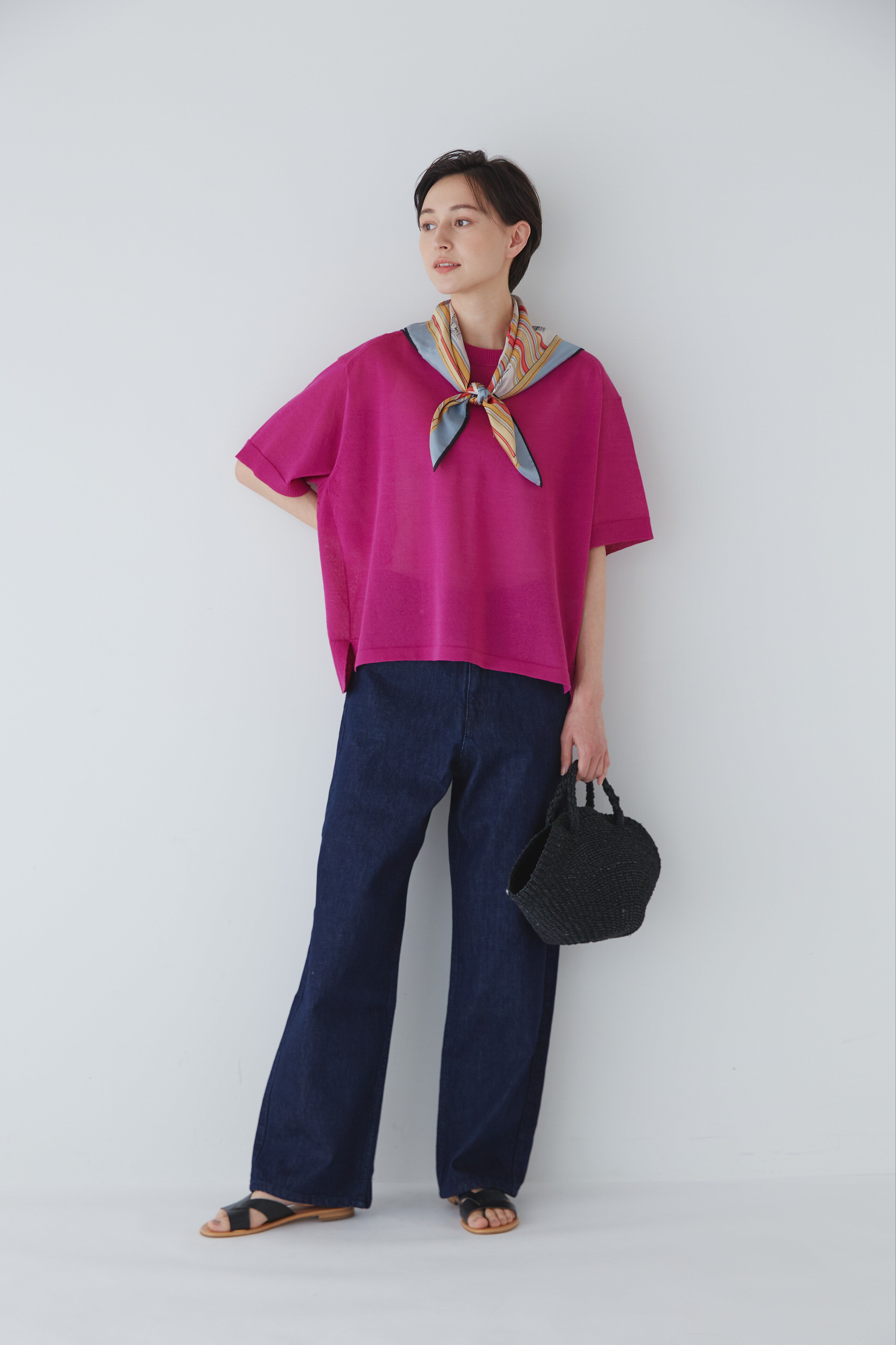  「◆シアーニットプルオーバー」|ニット・セーター|