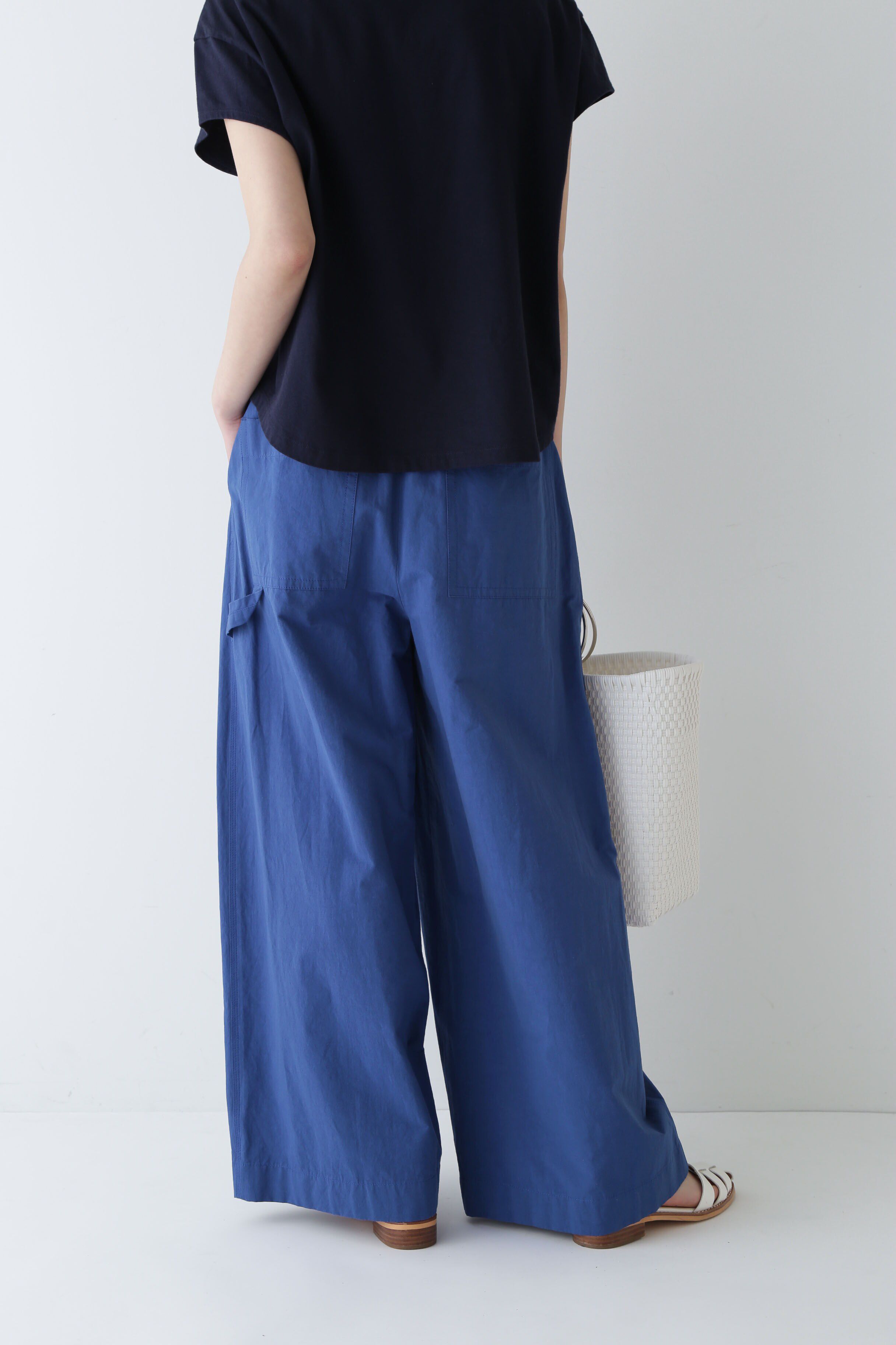  「◆綿麻ウェザー近江晒ワイドパンツ」|その他|