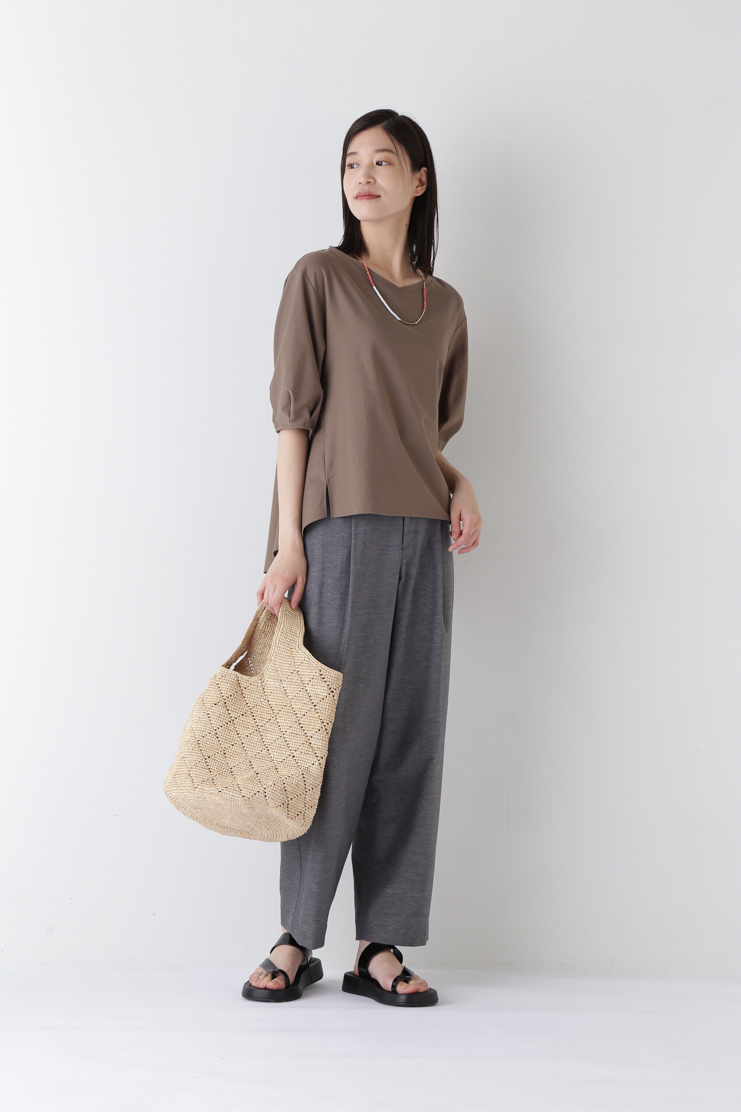  「◆PE/C/麻ストレッチパンツ」|その他|