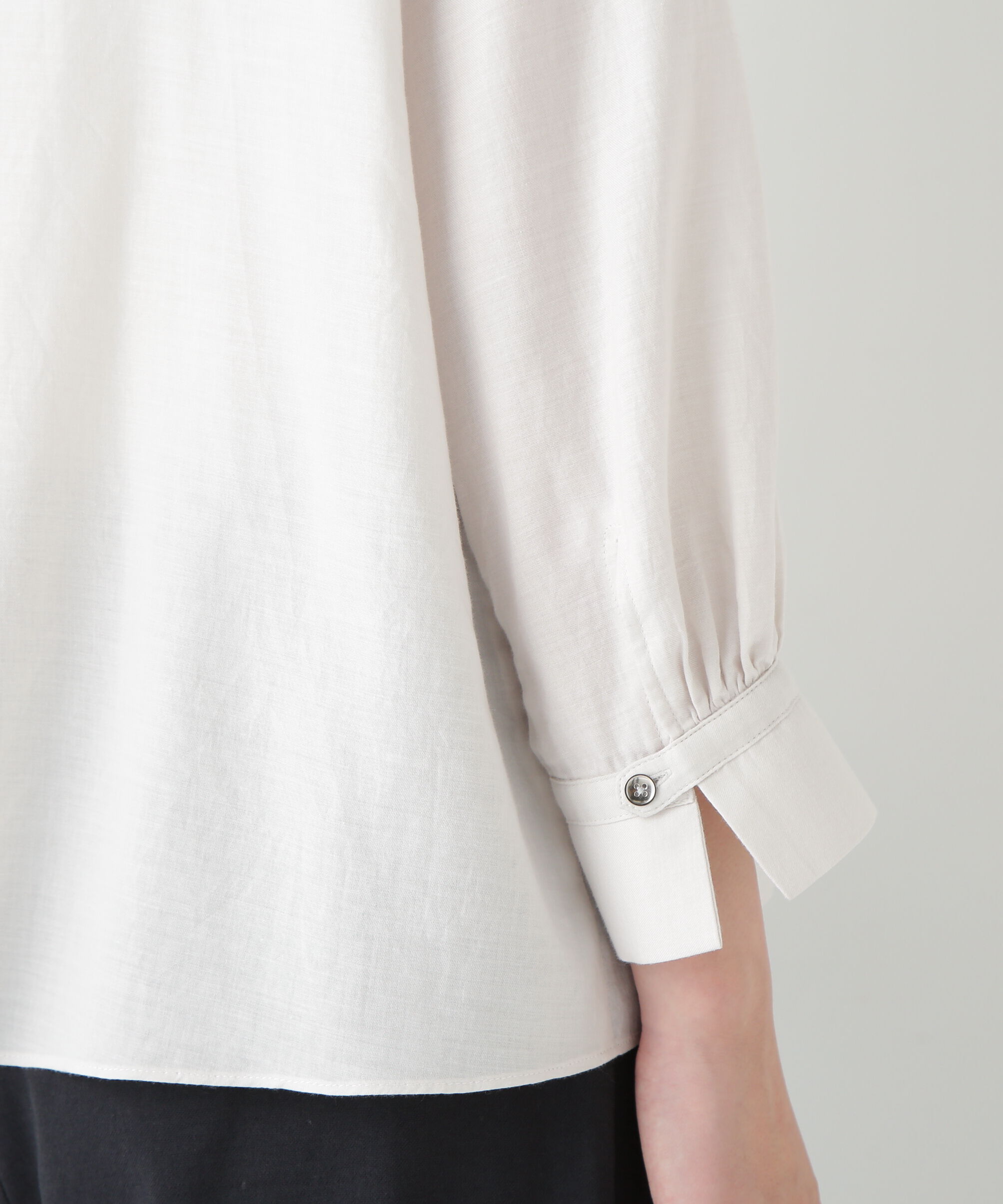  「◆綿シルクスキッパーブラウス」|シャツ・ブラウス|