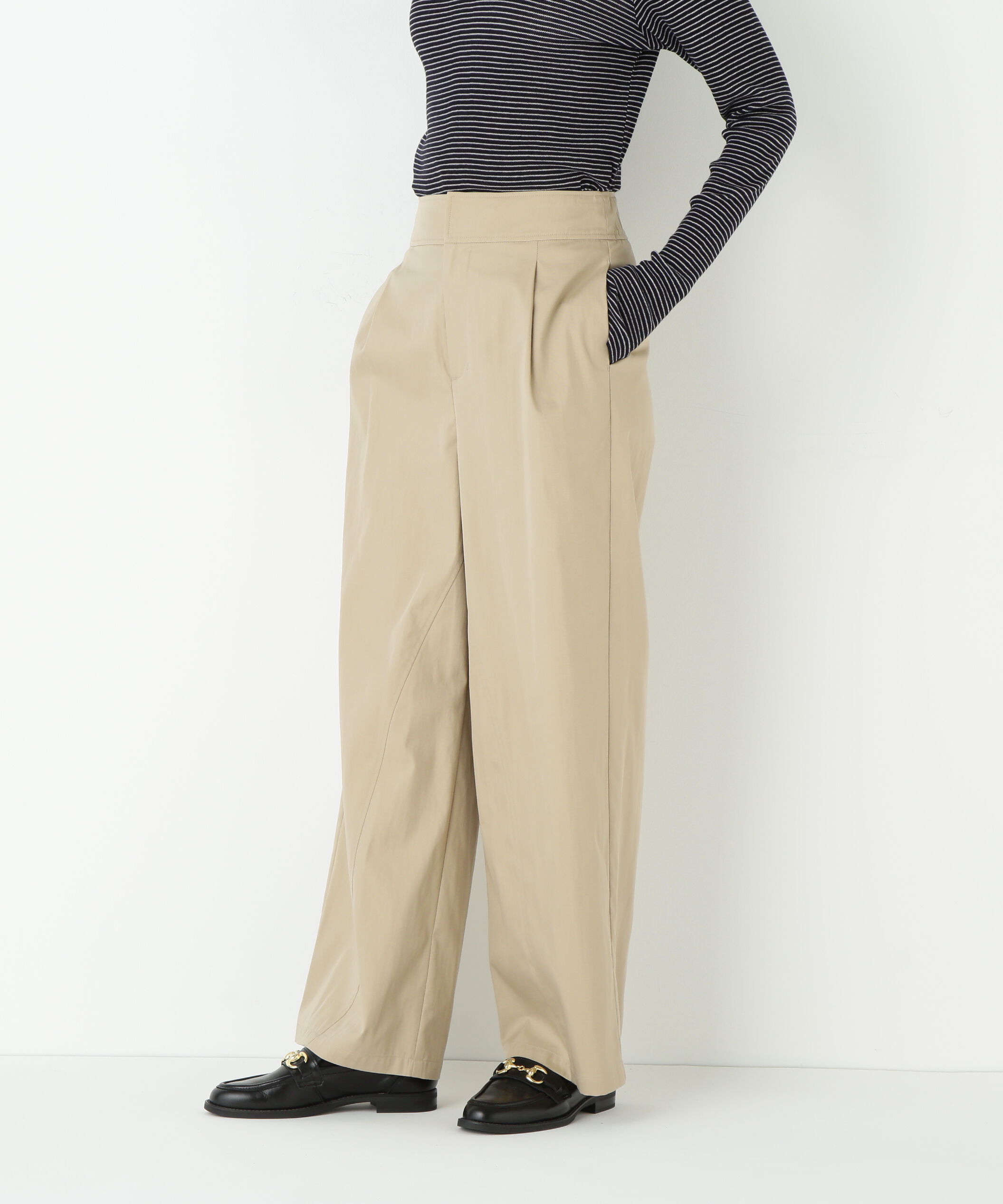  「◆コットンナイロンツイルパンツ」|その他|ベージュ