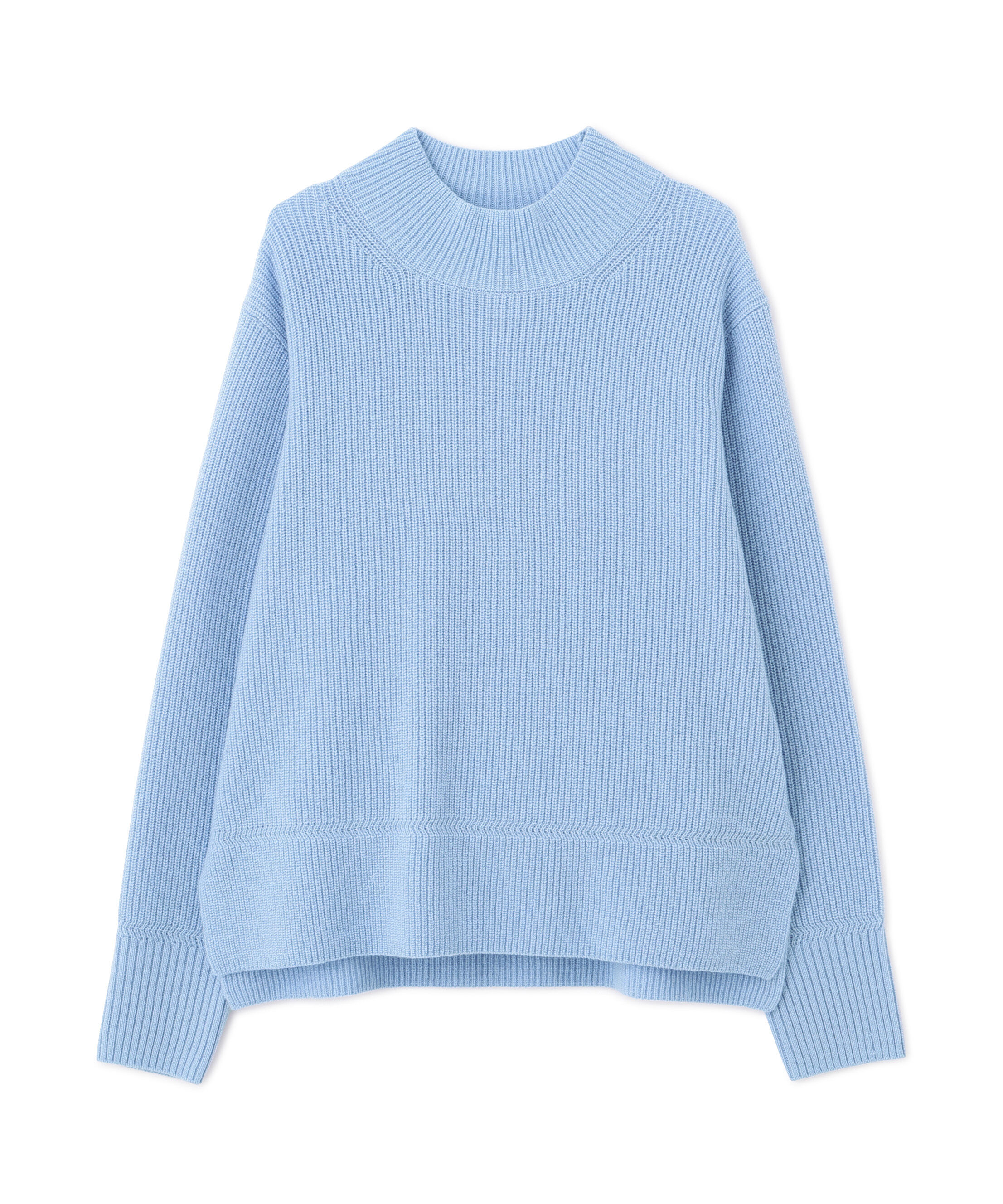  「◆ウールハイネック片畦プルオーバー」|ニット・セーター|