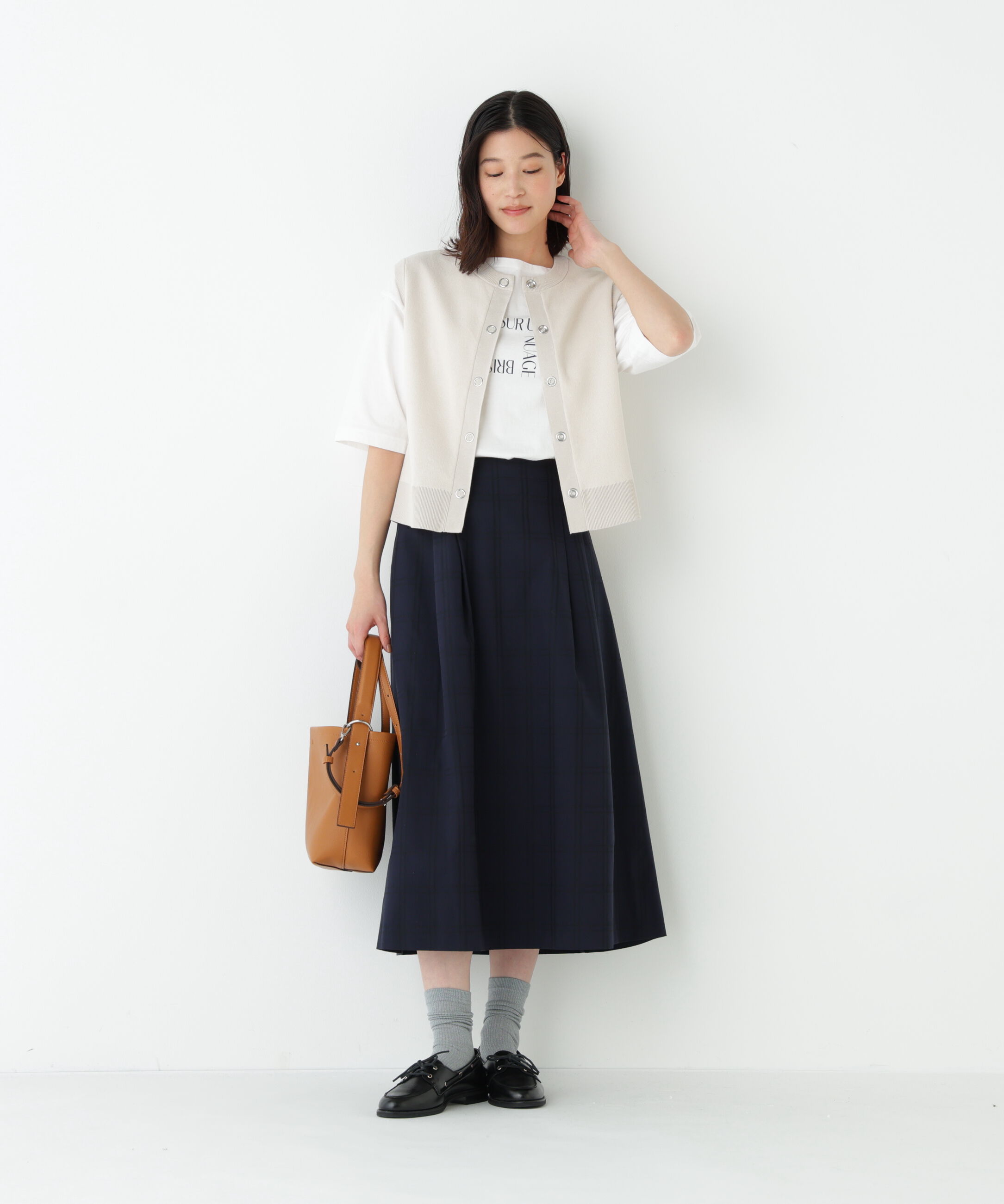  「◆オリジナル先染めチェックタックスカート」|スカート|