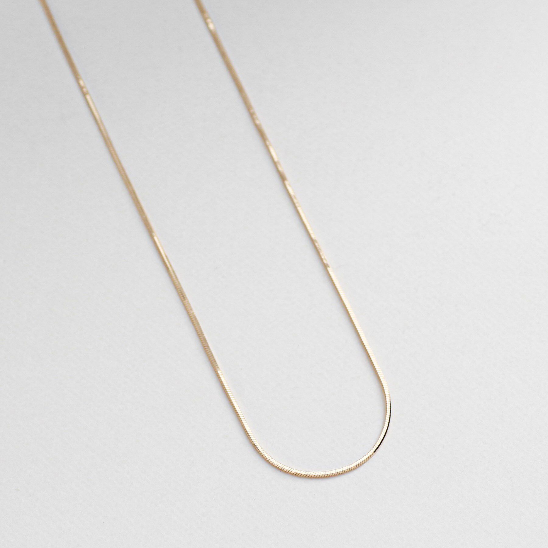 COCOSHNIK「K10コンパクトチェーン チョーカー」|ネックレス|