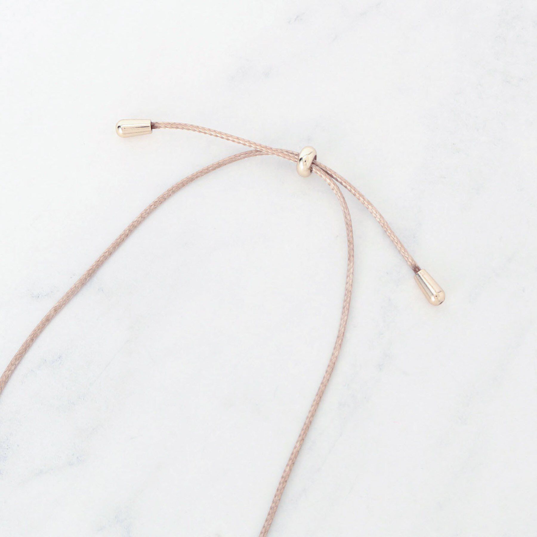 SHOO･LA･RUE「パヴェバーひもネックレス」|ネックレス|