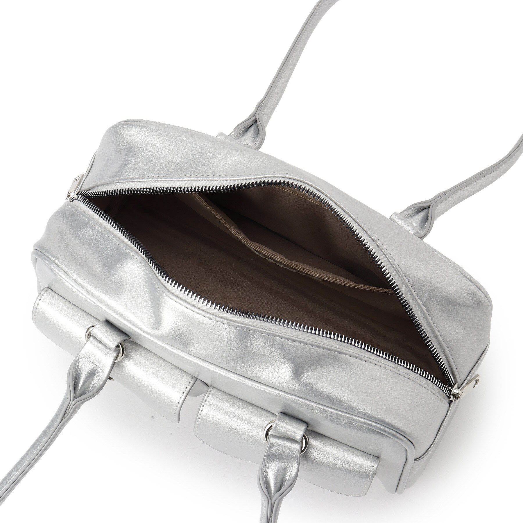 SHOO･LA･RUE「フラップポケット横長ボストンバッグ」|ボストンバッグ|