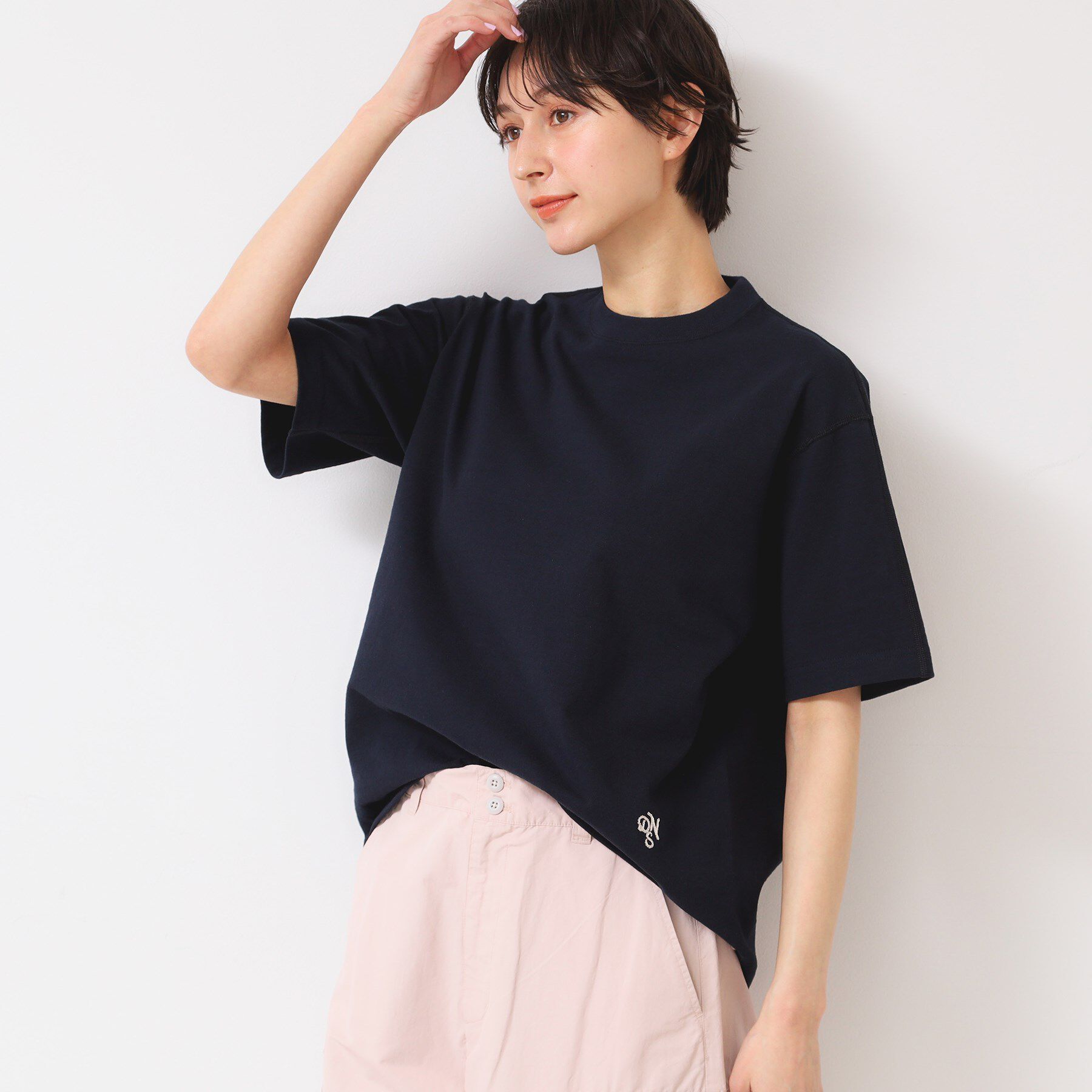 Dessin「【ユニセックス】Tシャツ（和歌山ラフィ天竺）」|Tシャツ・カットソー|ネイビー(094)