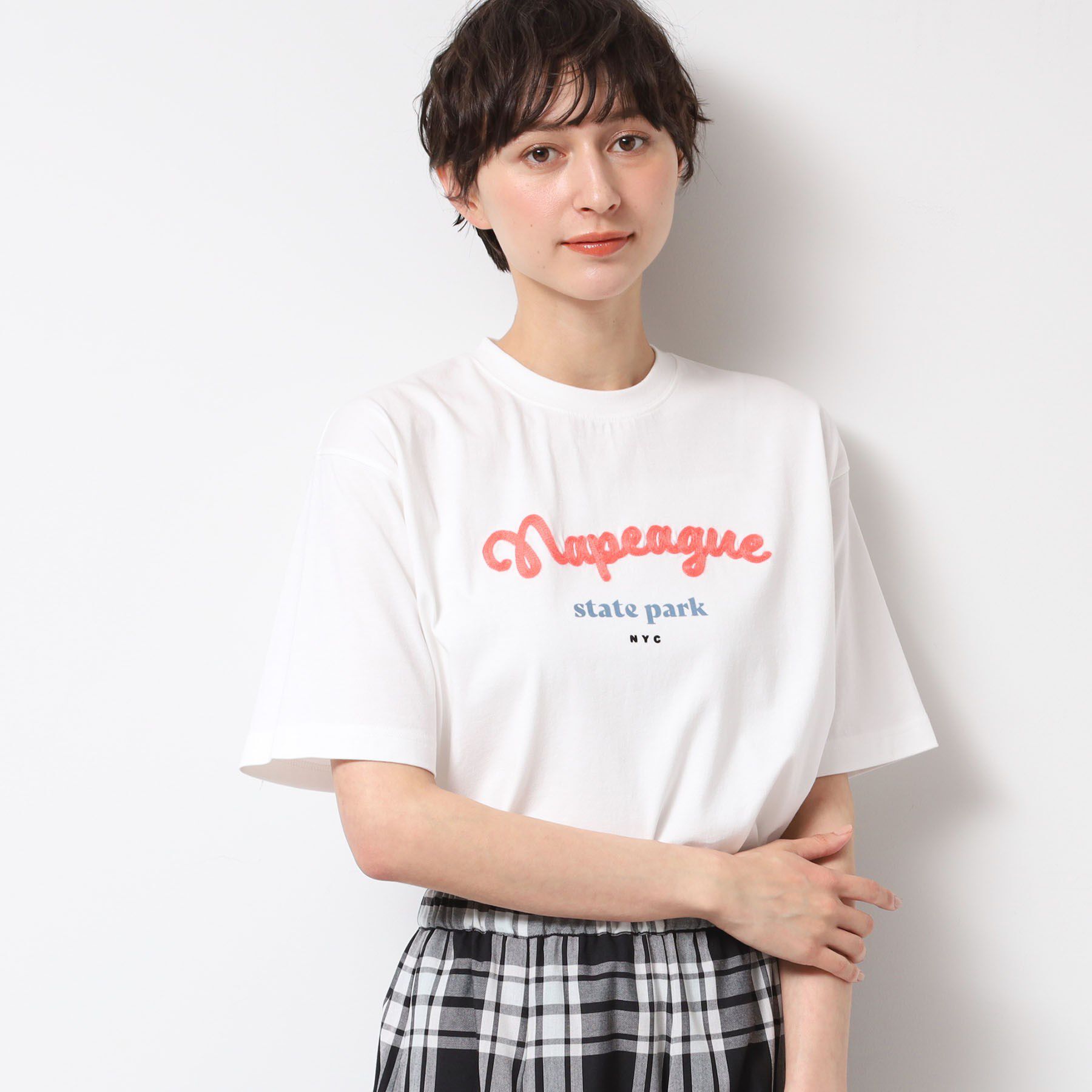 Dessin「【洗える】オーガニックコットンロゴTシャツ」|Tシャツ・カットソー|
