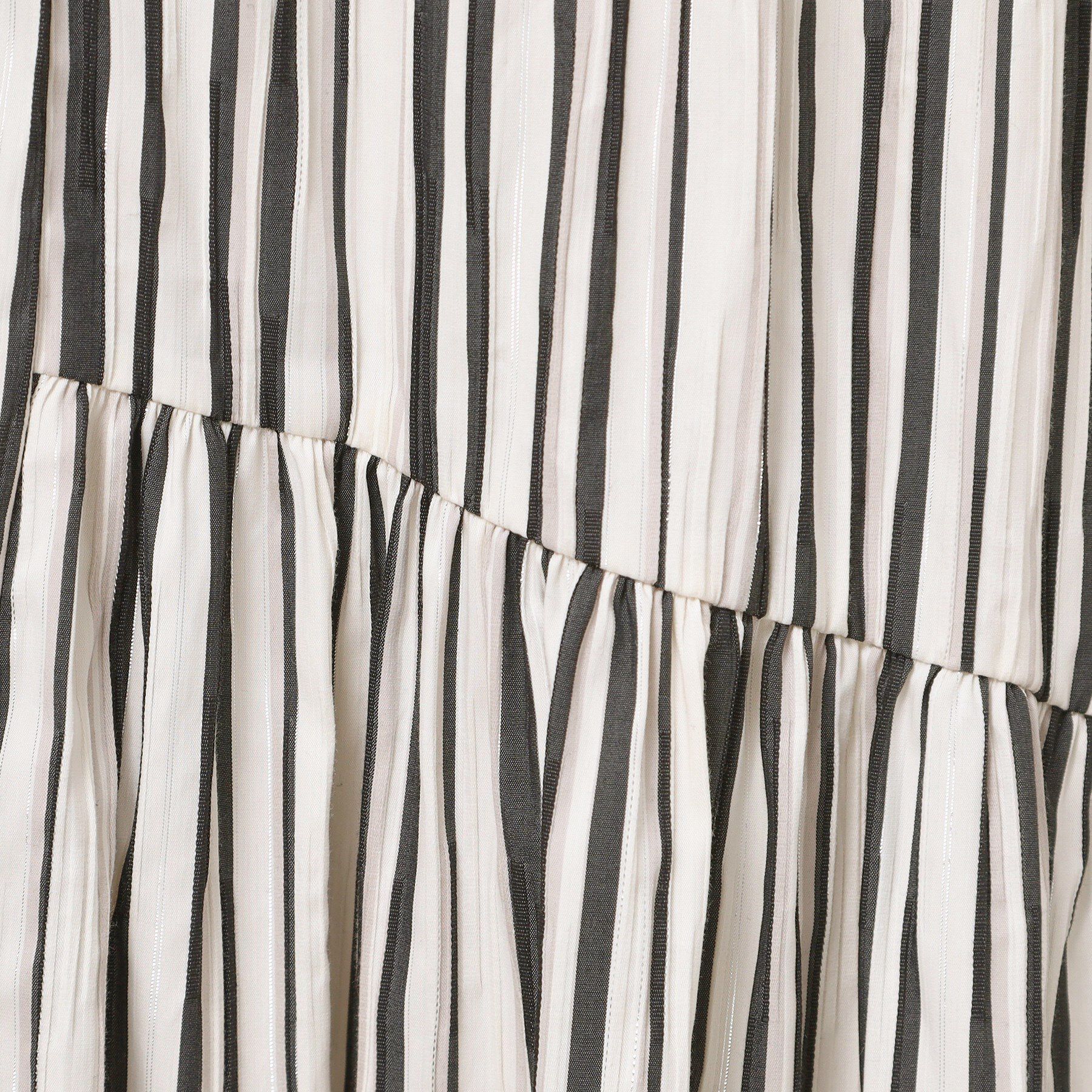 Dessin「◆【ウエストゴム・洗える】ストライプ柄切り替えスカート」|スカート|