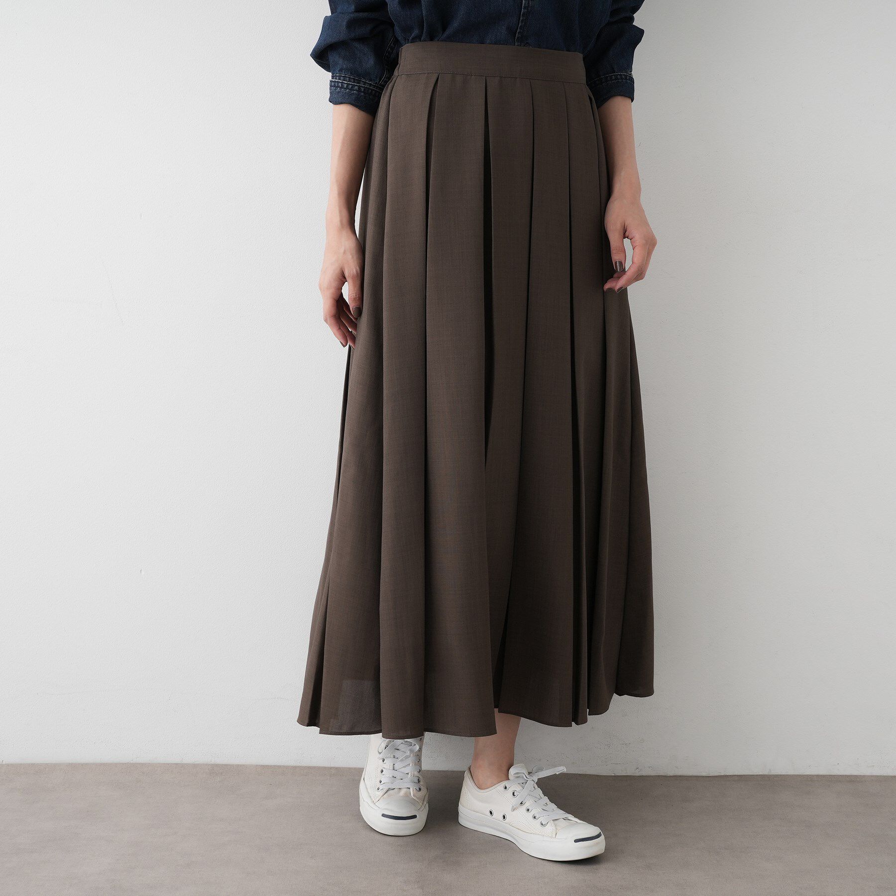 Dessin「【洗える】ボックスプリーツスカート」|スカート|