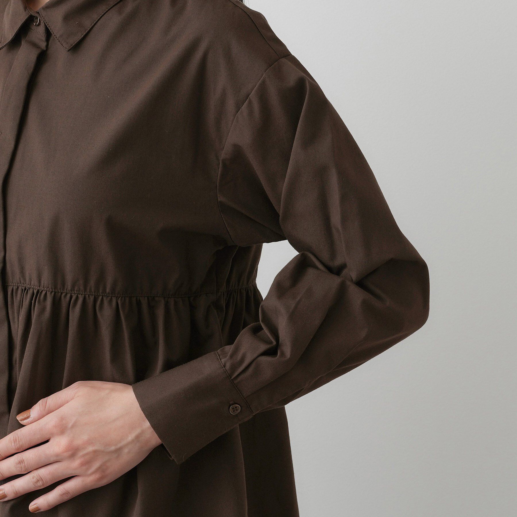 Dessin「【洗える】ペプラムブラウス」|シャツ・ブラウス|