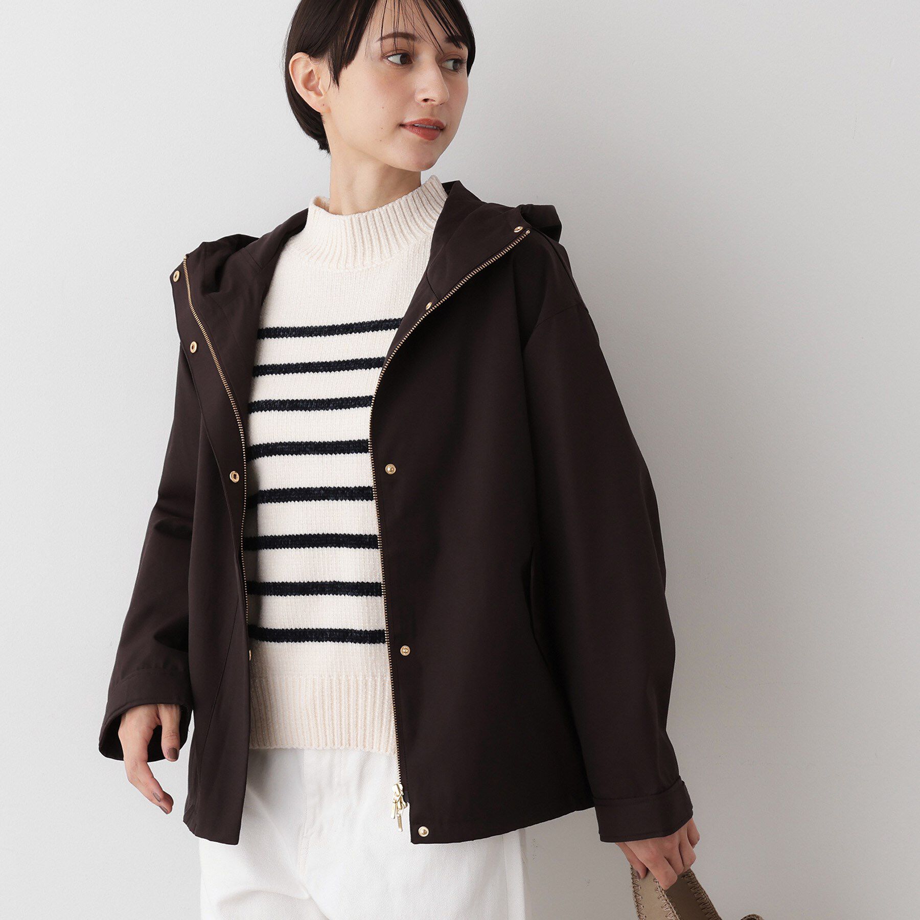 Dessin「【洗える】裾ドローコード付きマウンテンパーカ」|その他|