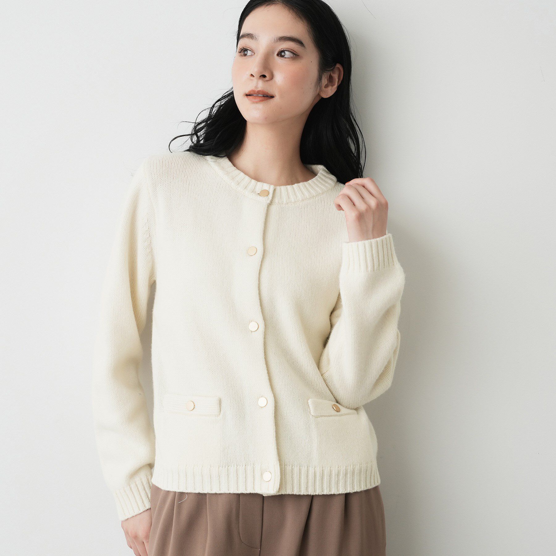 Dessin「ウールカシミヤカーディガン」|カーディガン|