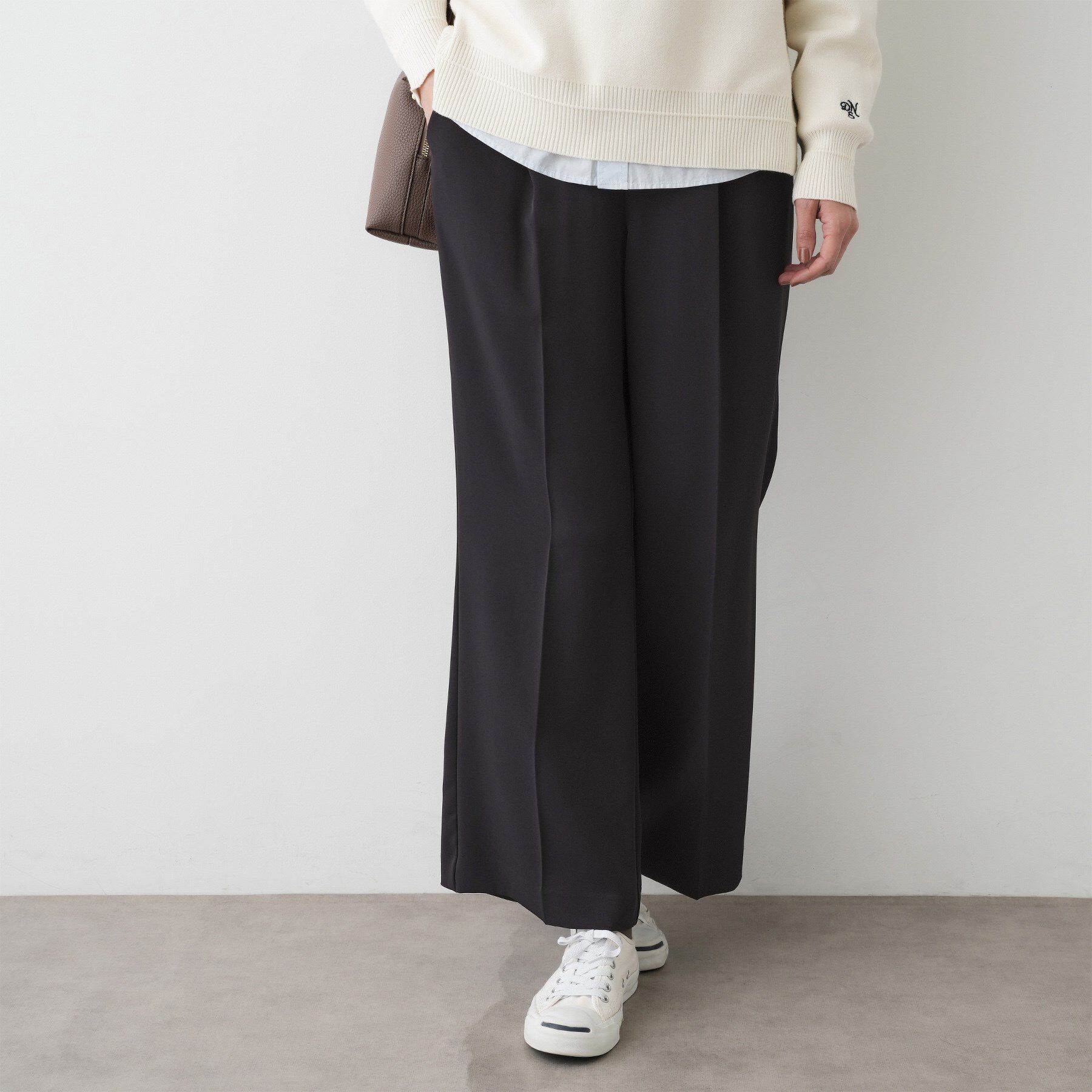 Dessin「【洗える】マットドレープニーハイフレアパンツ」|その他|